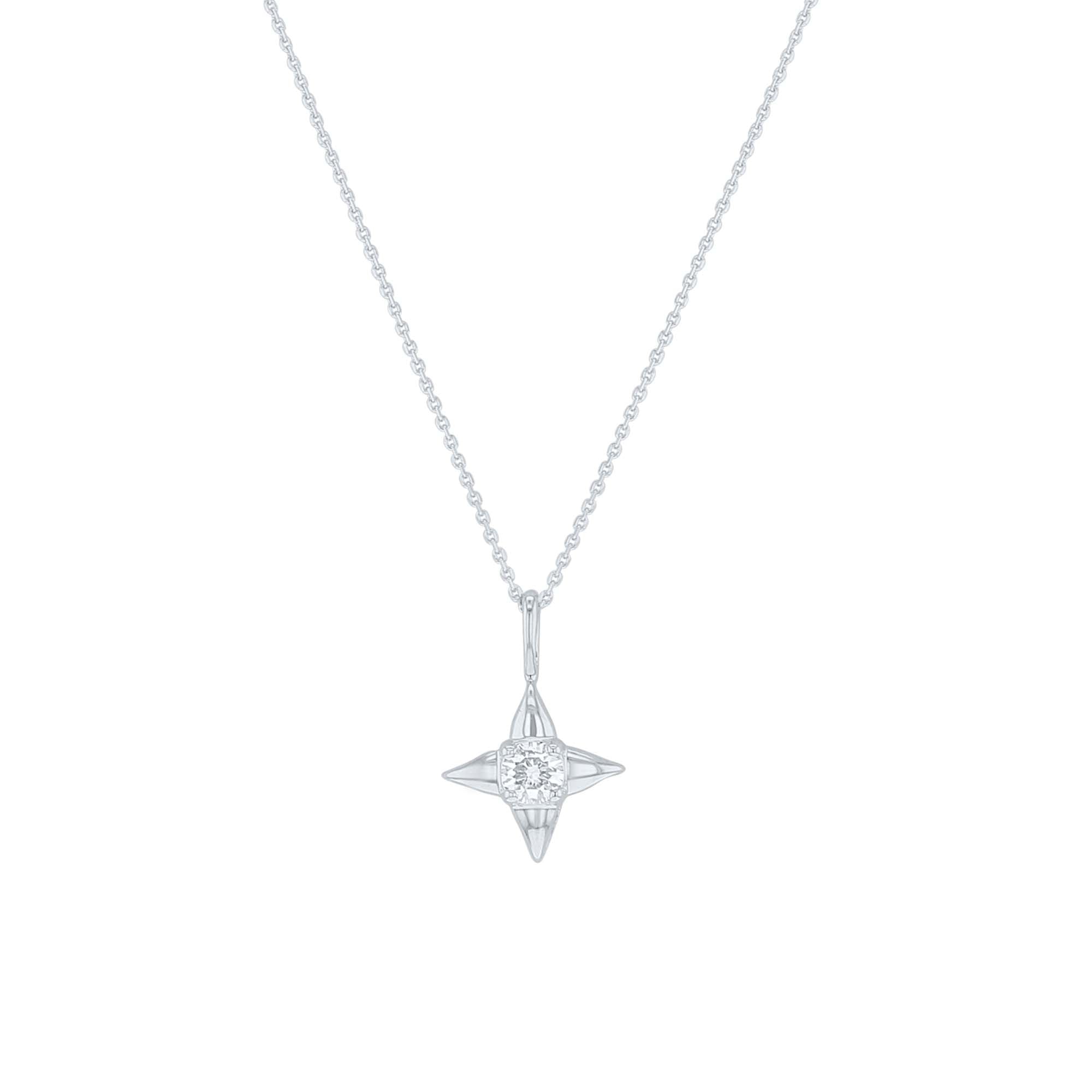 Star of Hope Diamond Necklace- 1/6ct