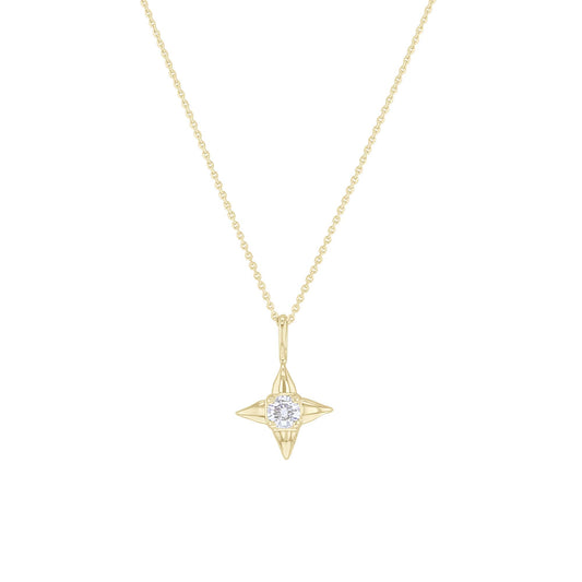 Star of Hope Diamond Necklace- 1/6ct