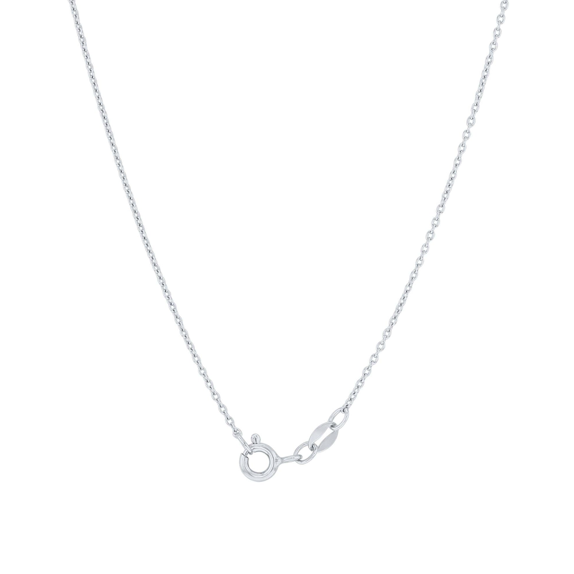 Silver Star of Hope Diamond Necklace- 1/4ct