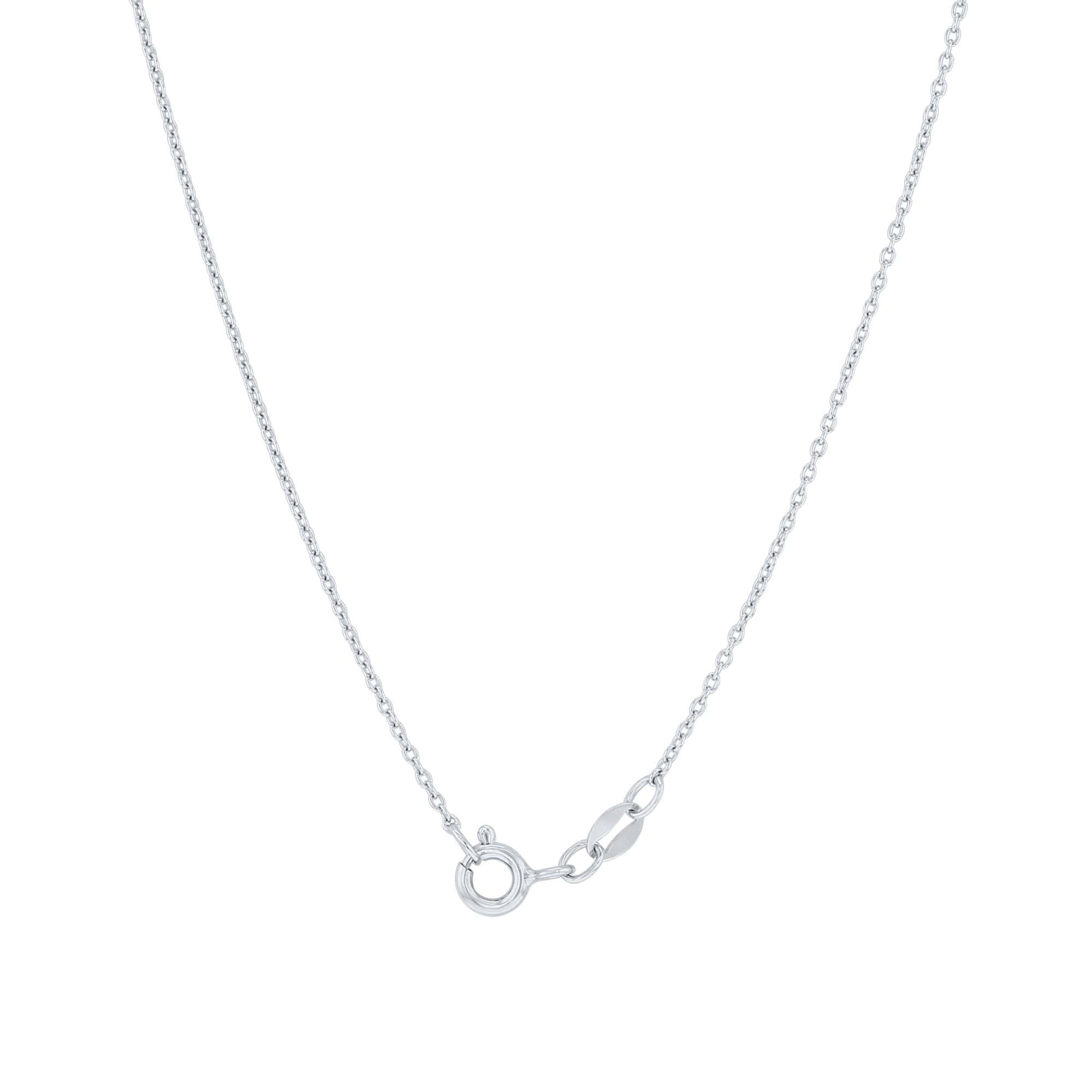 Silver Star of Hope Diamond Necklace- 1/4ct