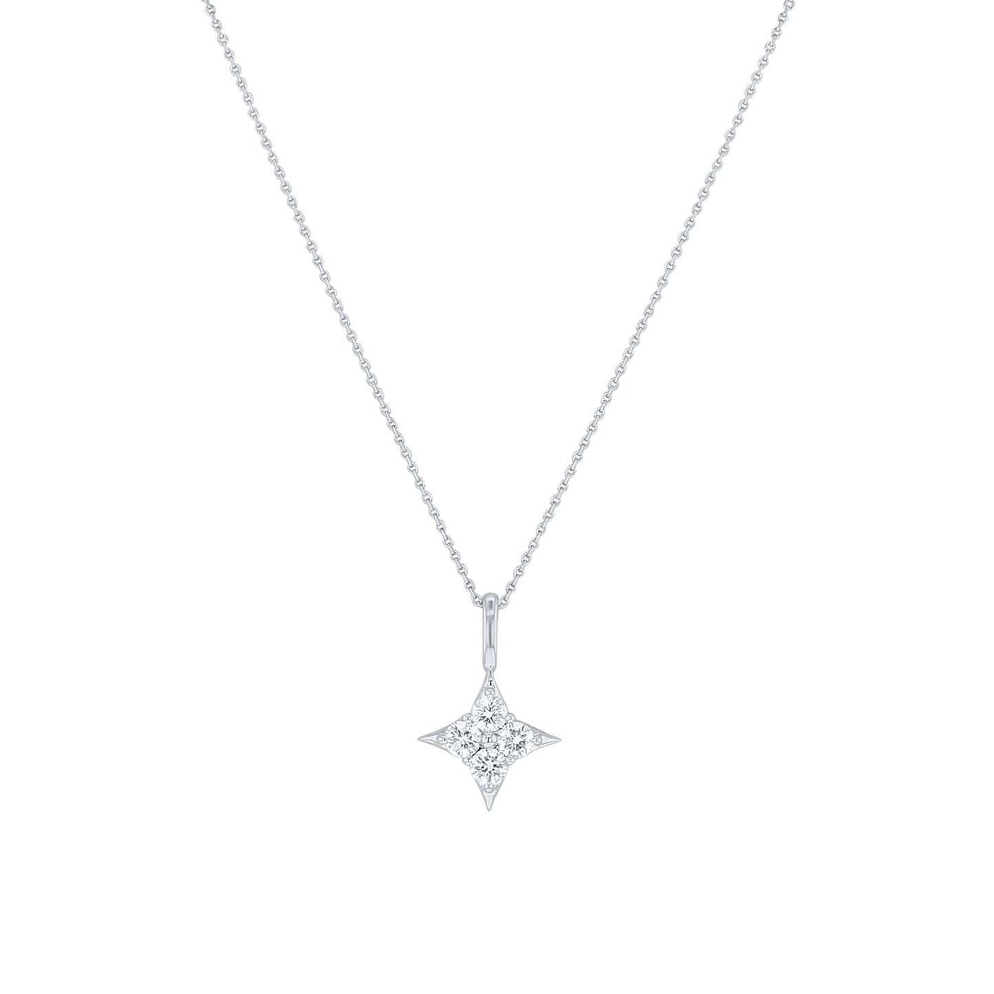 Star of Hope Diamond Necklace- 1/4ct