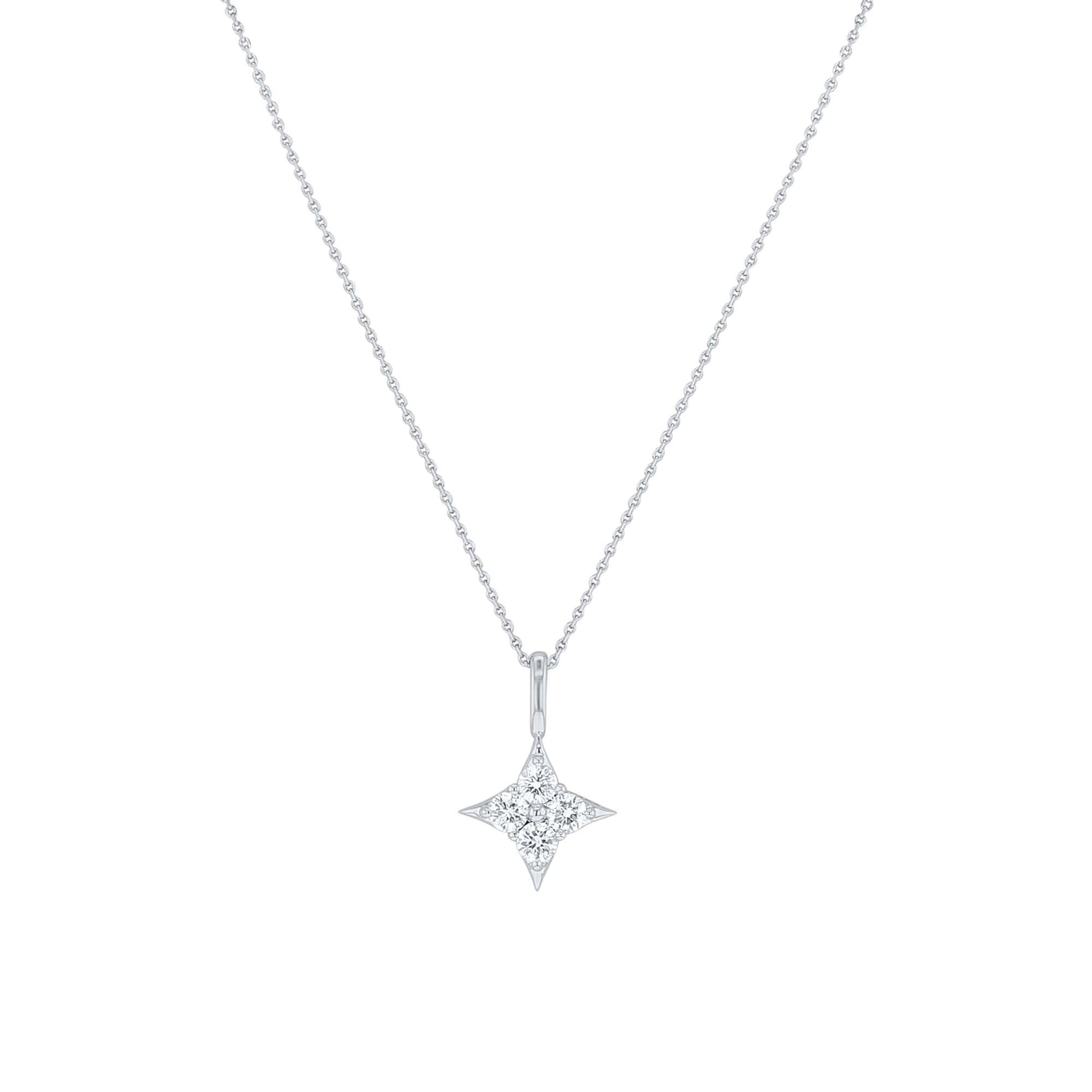 Star of Hope Diamond Necklace- 1/4ct