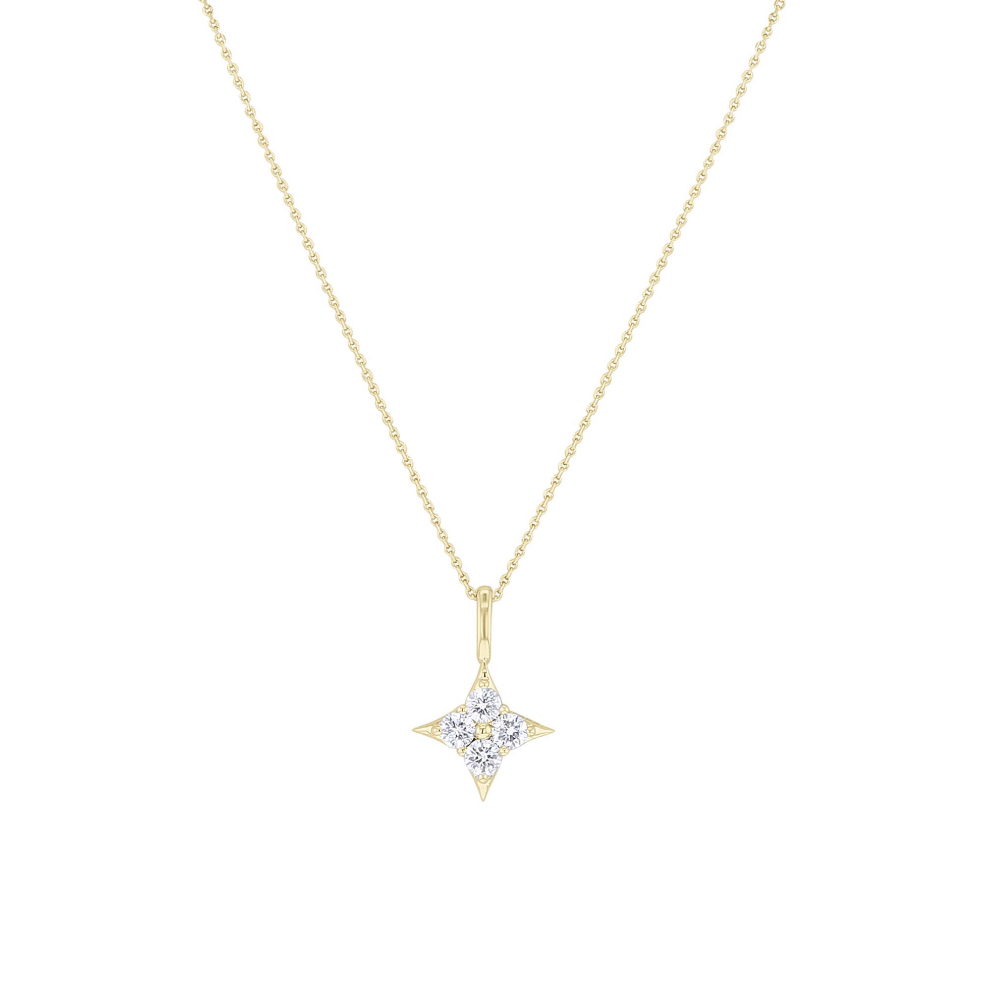 Star of Hope Diamond Necklace- 1/4ct