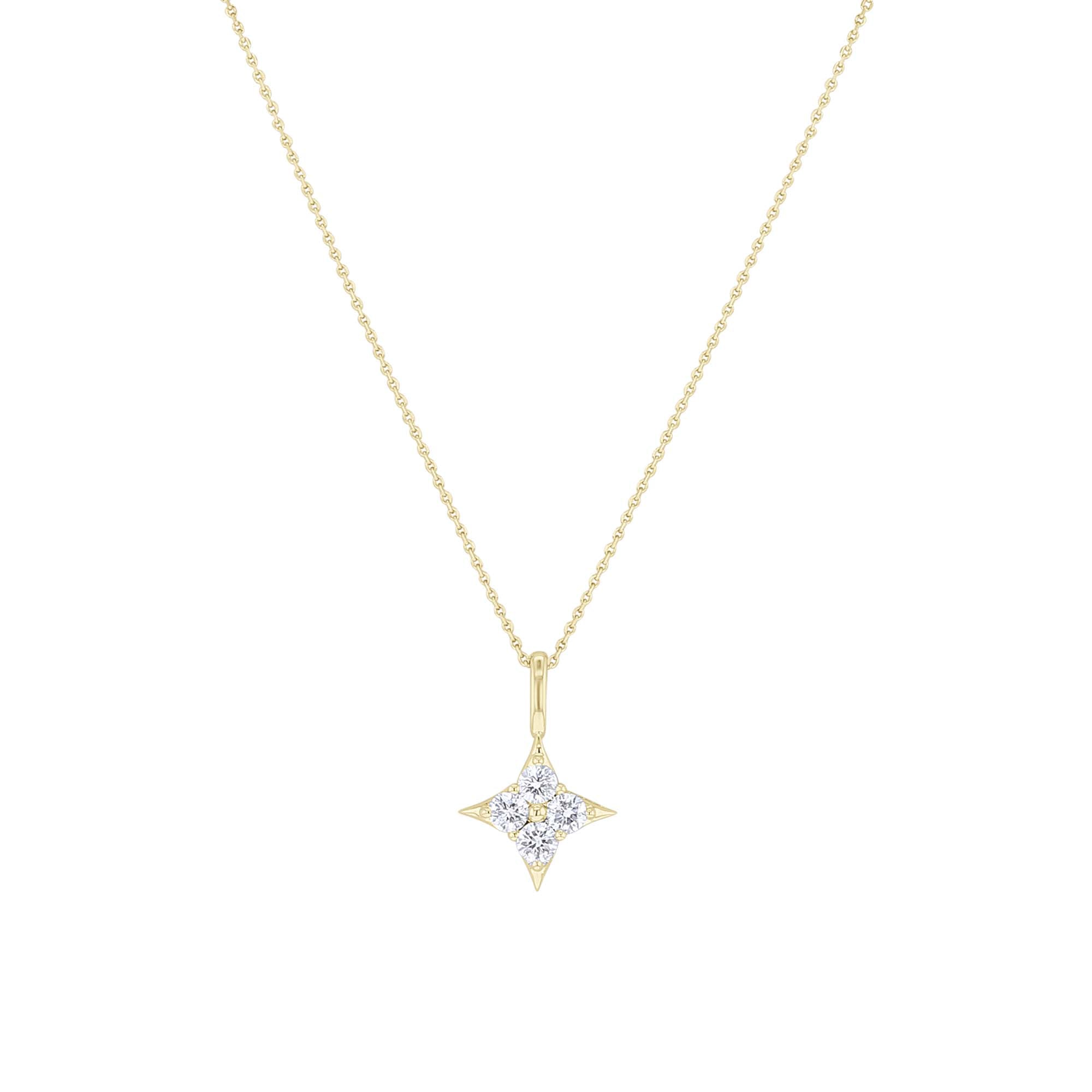 Star of Hope Diamond Necklace- 1/4ct