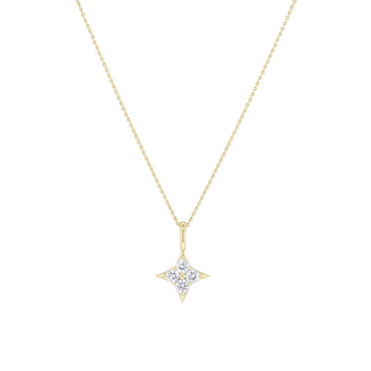 Star of Hope Diamond Necklace- 1/4ct