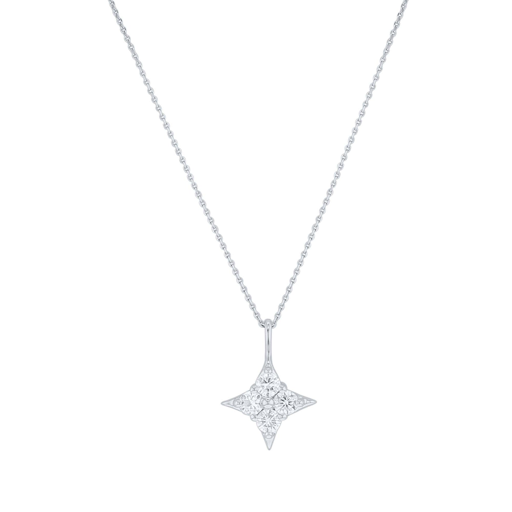 Star of Hope Diamond Necklace - 3/8ct