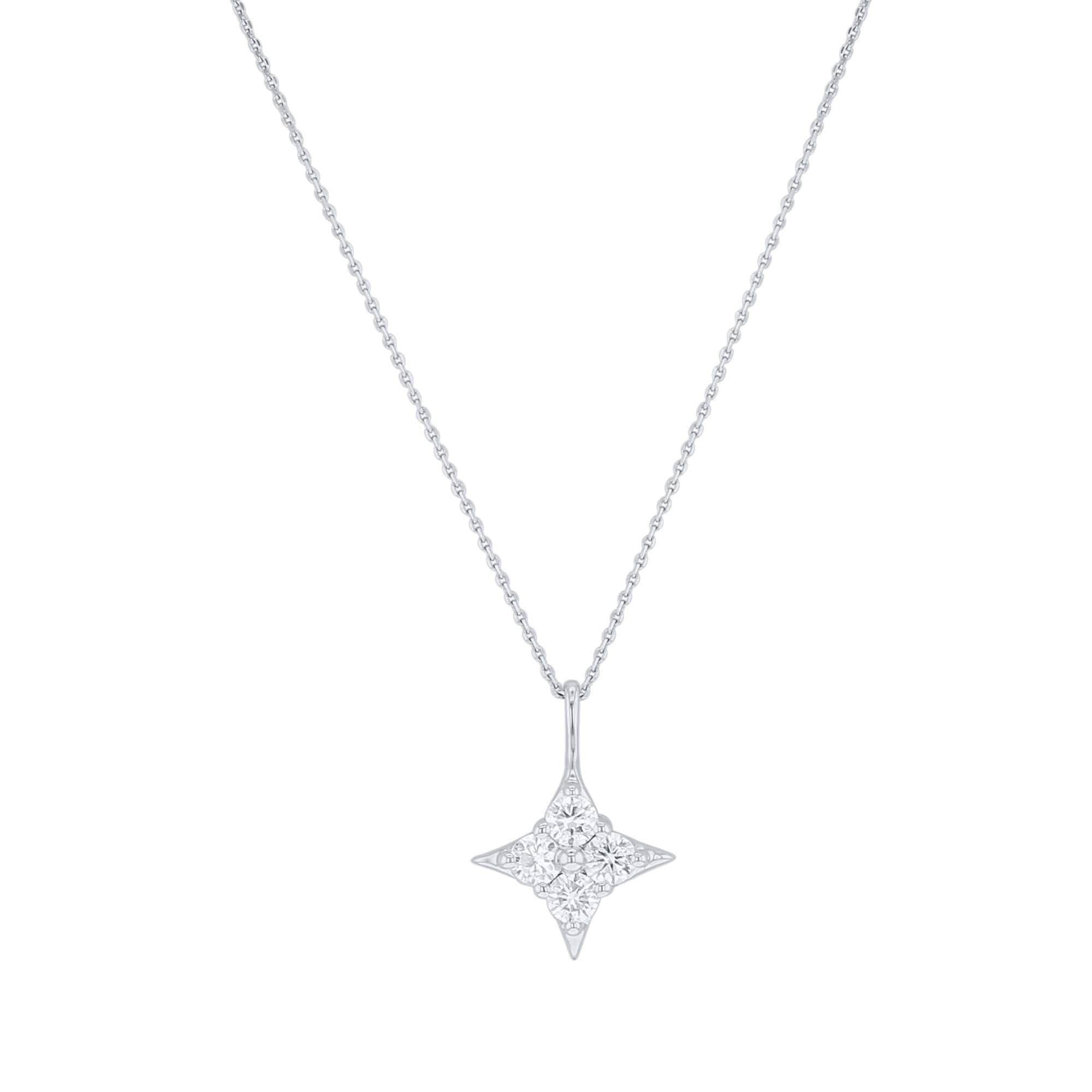 Star of Hope Diamond Necklace - 3/8ct