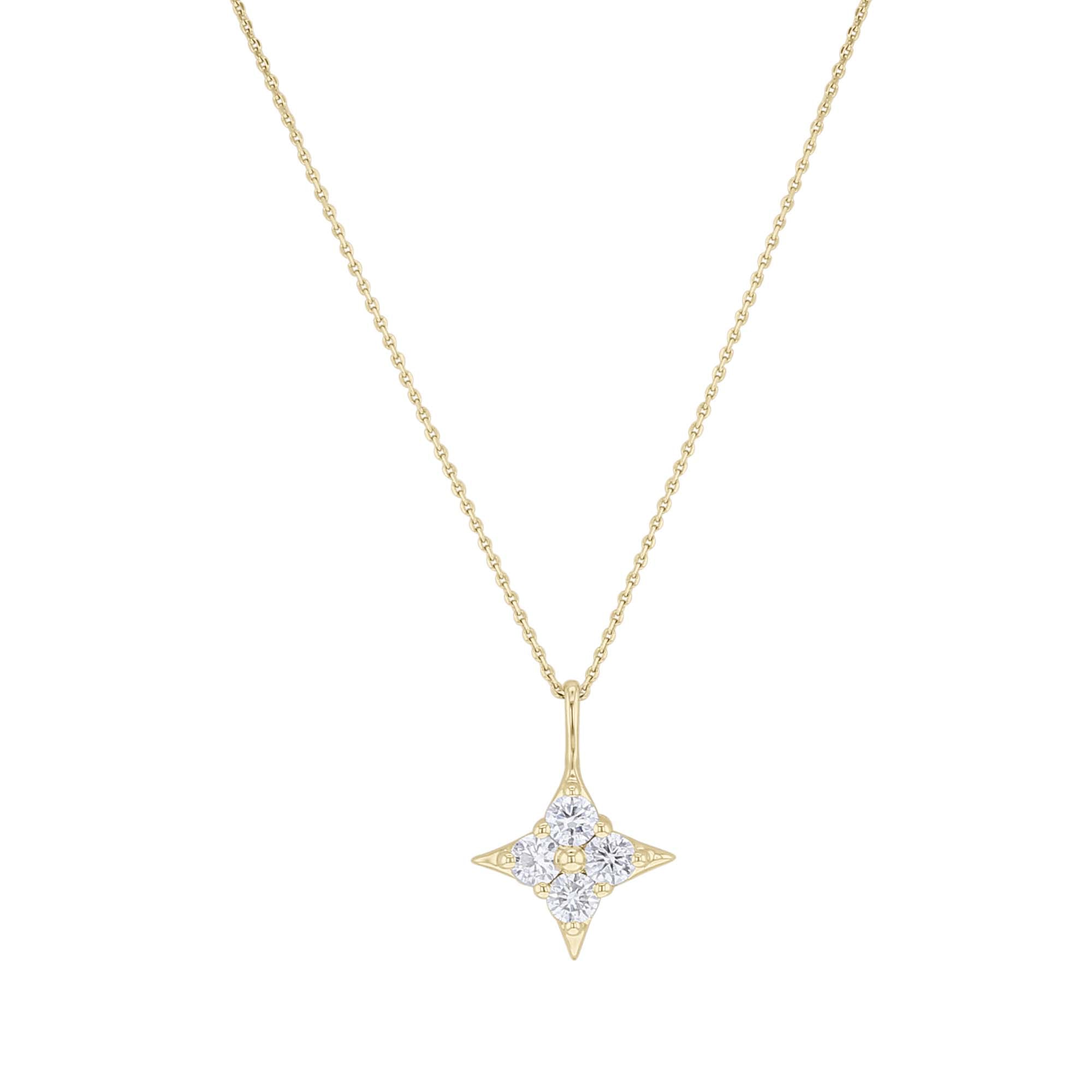 Star of Hope Diamond Necklace - 3/8ct