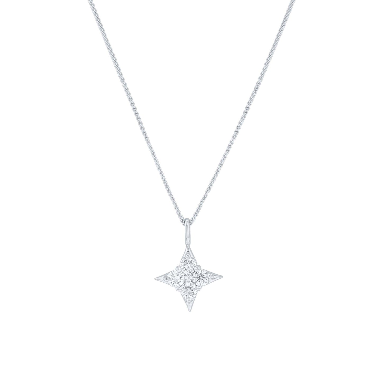 Star of Hope Diamond Necklace- 1/2ct