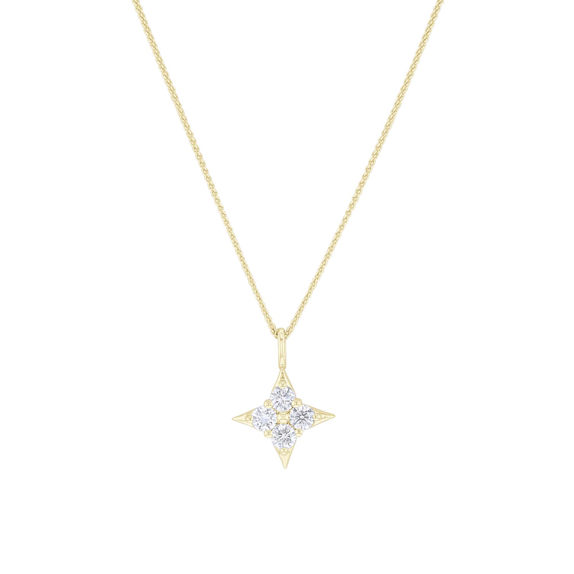 Star of Hope Diamond Necklace- 1/2ct