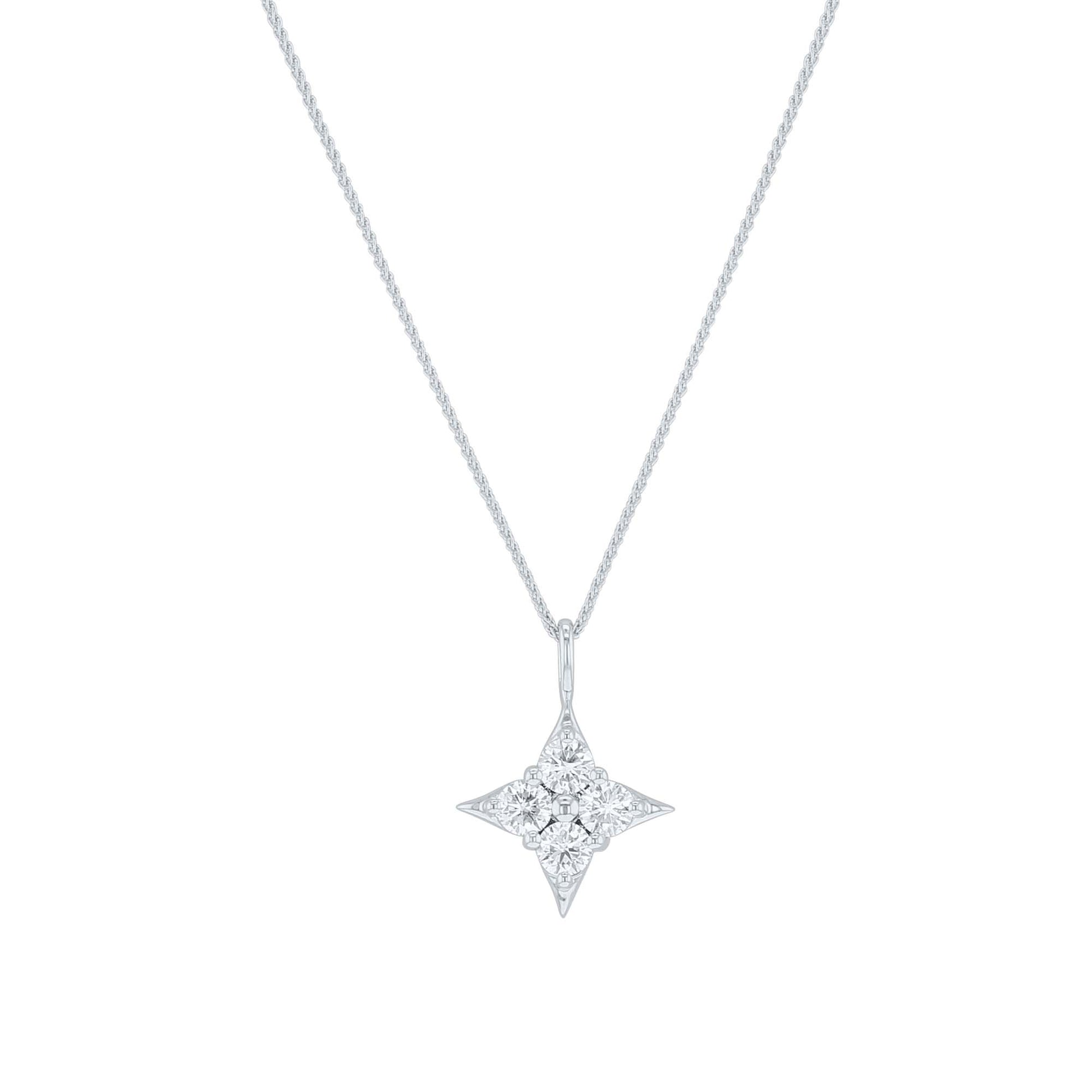 Star of Hope Diamond Necklace- 3/4ct