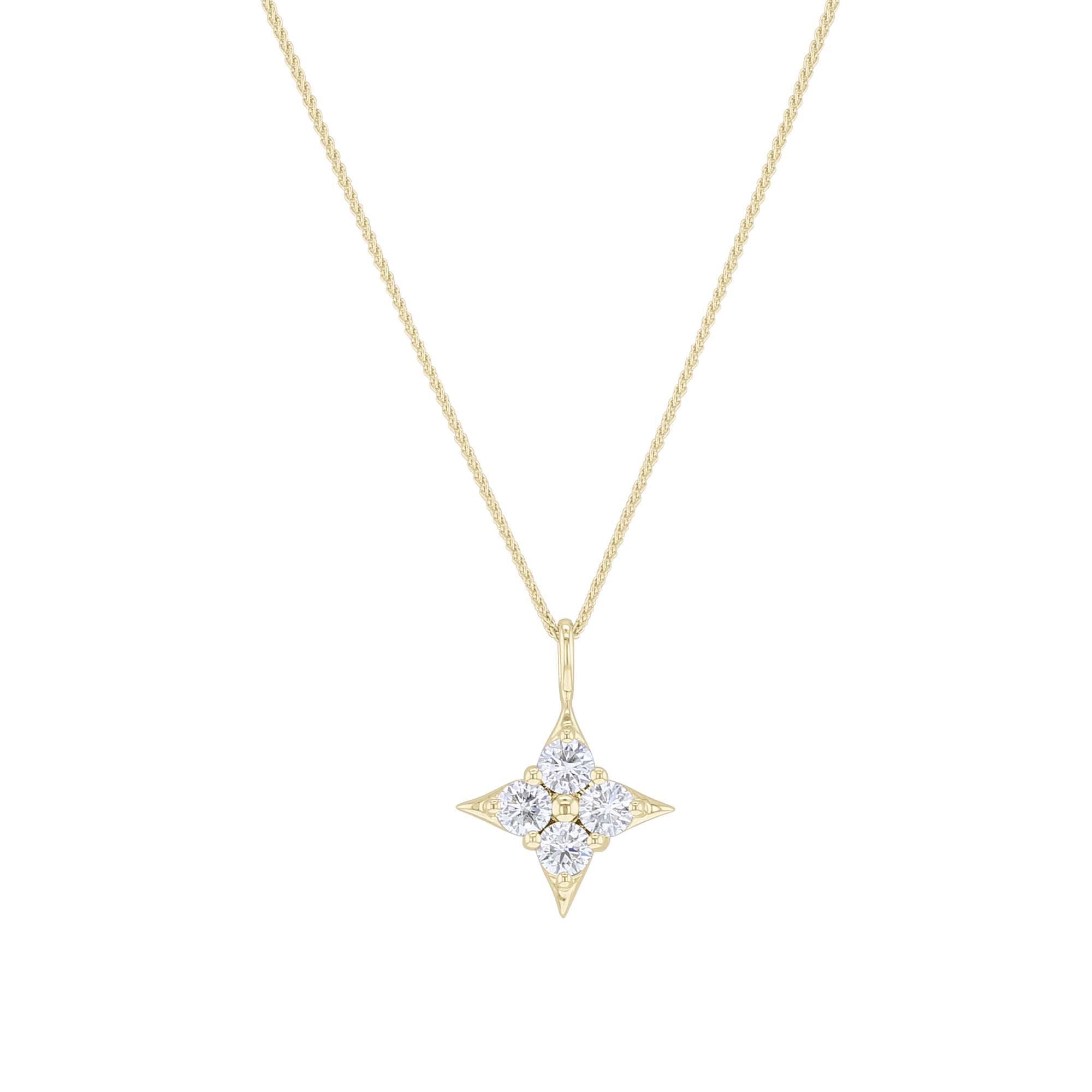 Star of Hope Diamond Necklace- 3/4ct
