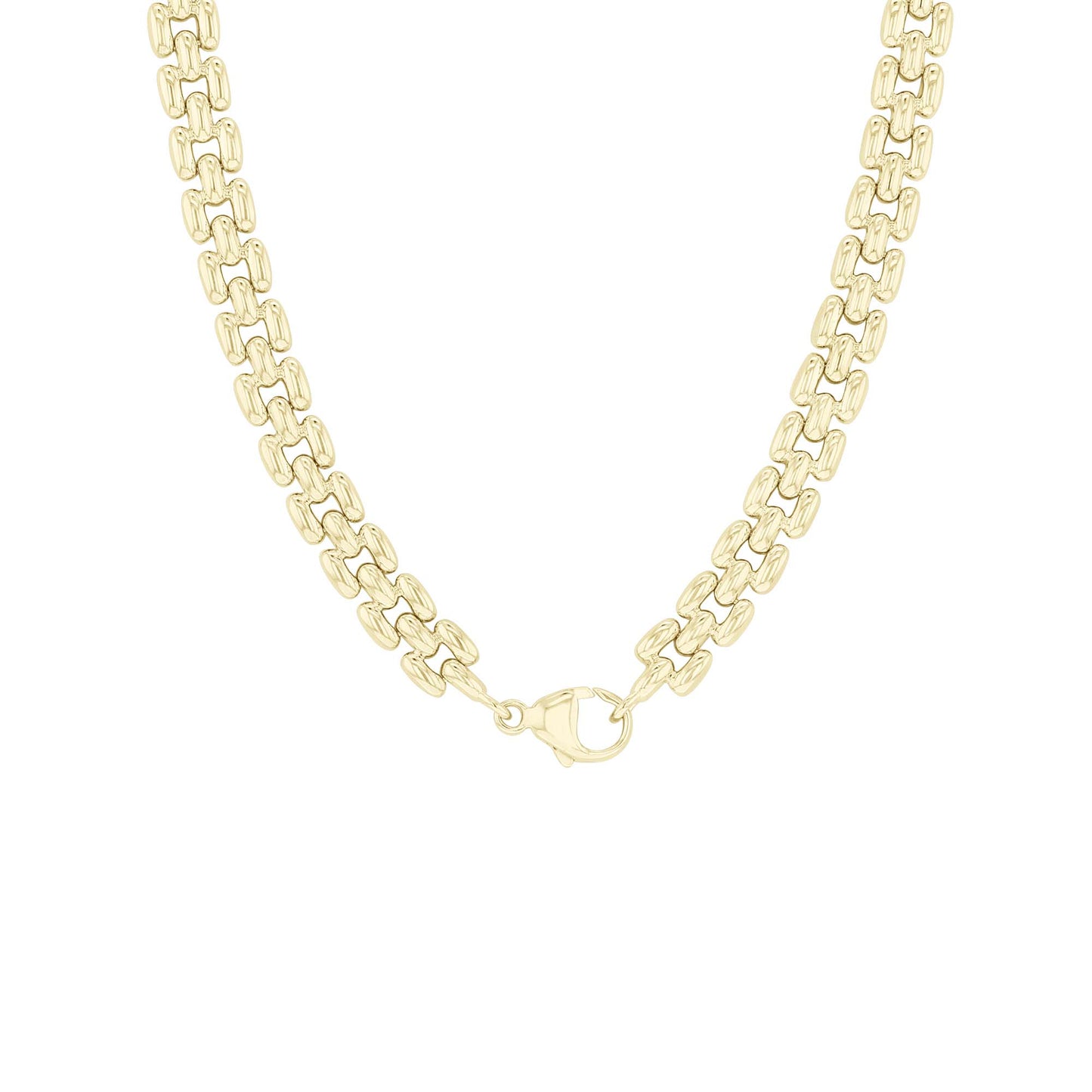 Hayworth Panther Link Diamond Necklace