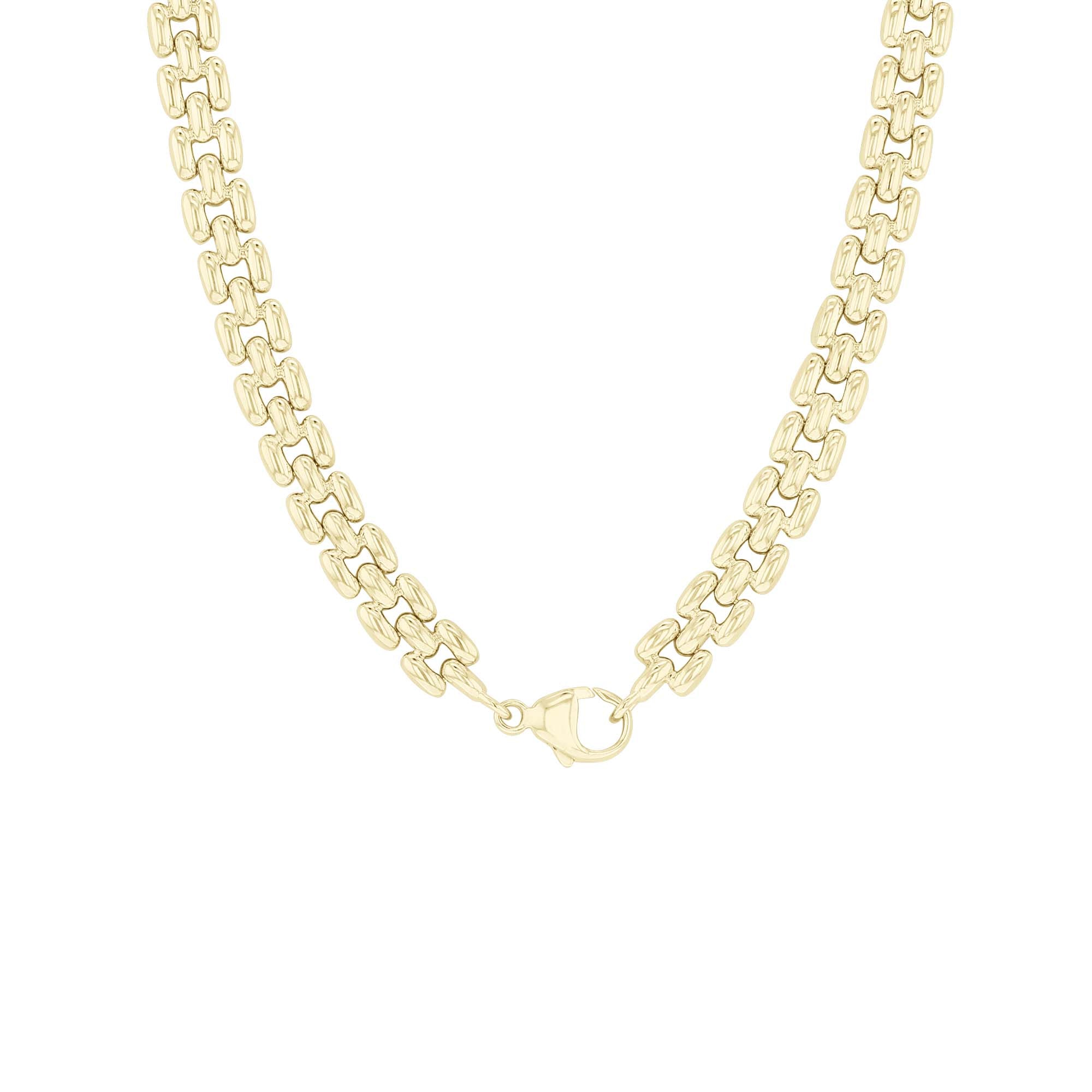 Hayworth Panther Link Diamond Necklace