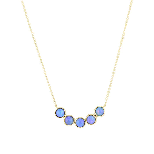 Gaia Opal Bezel Necklace