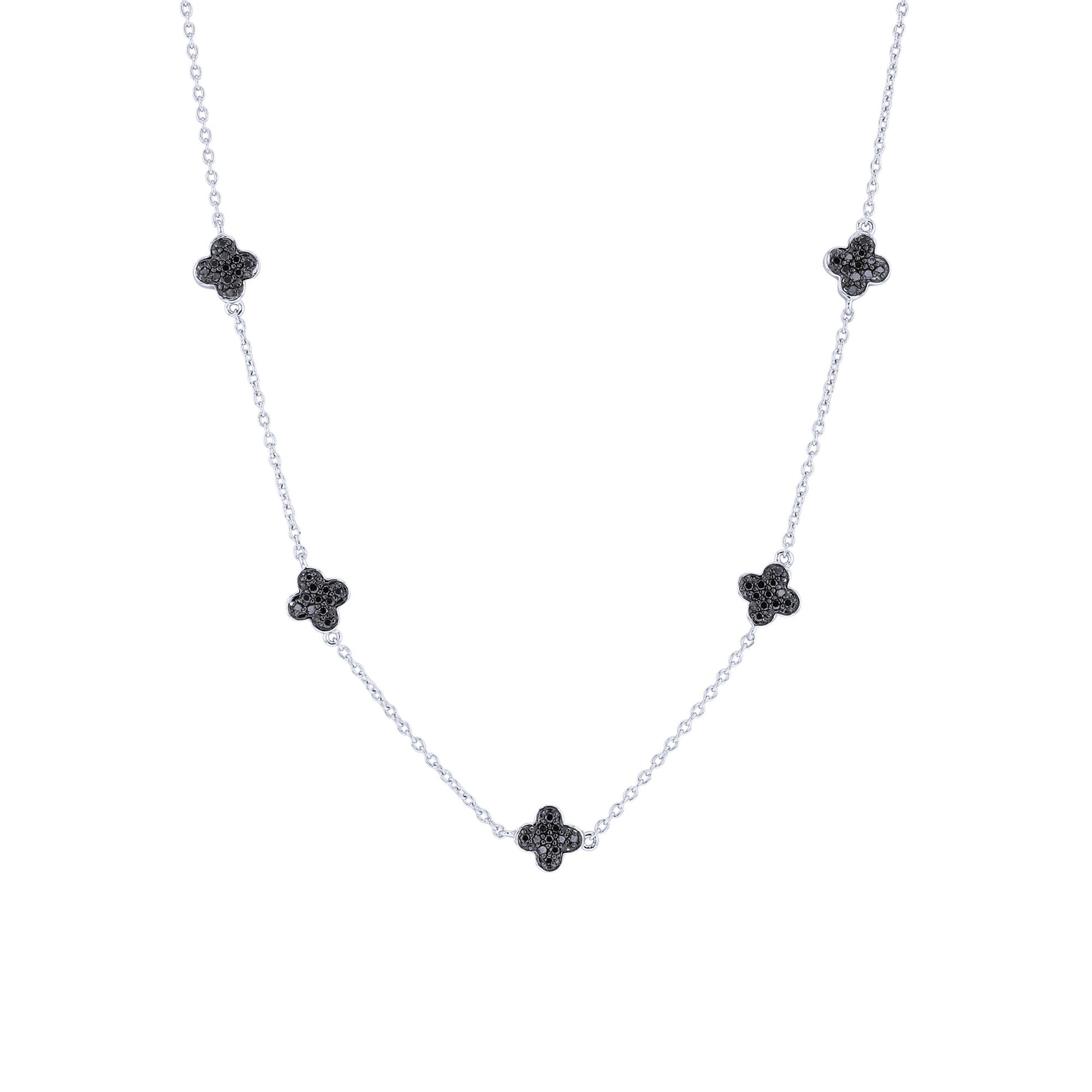 Lucky Darling Black Diamond Necklace