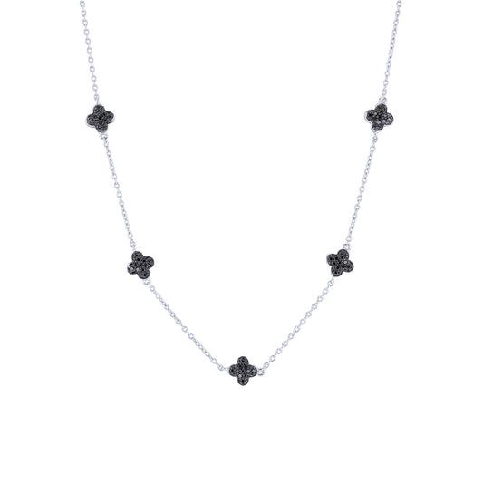 Lucky Darling Black Diamond Necklace