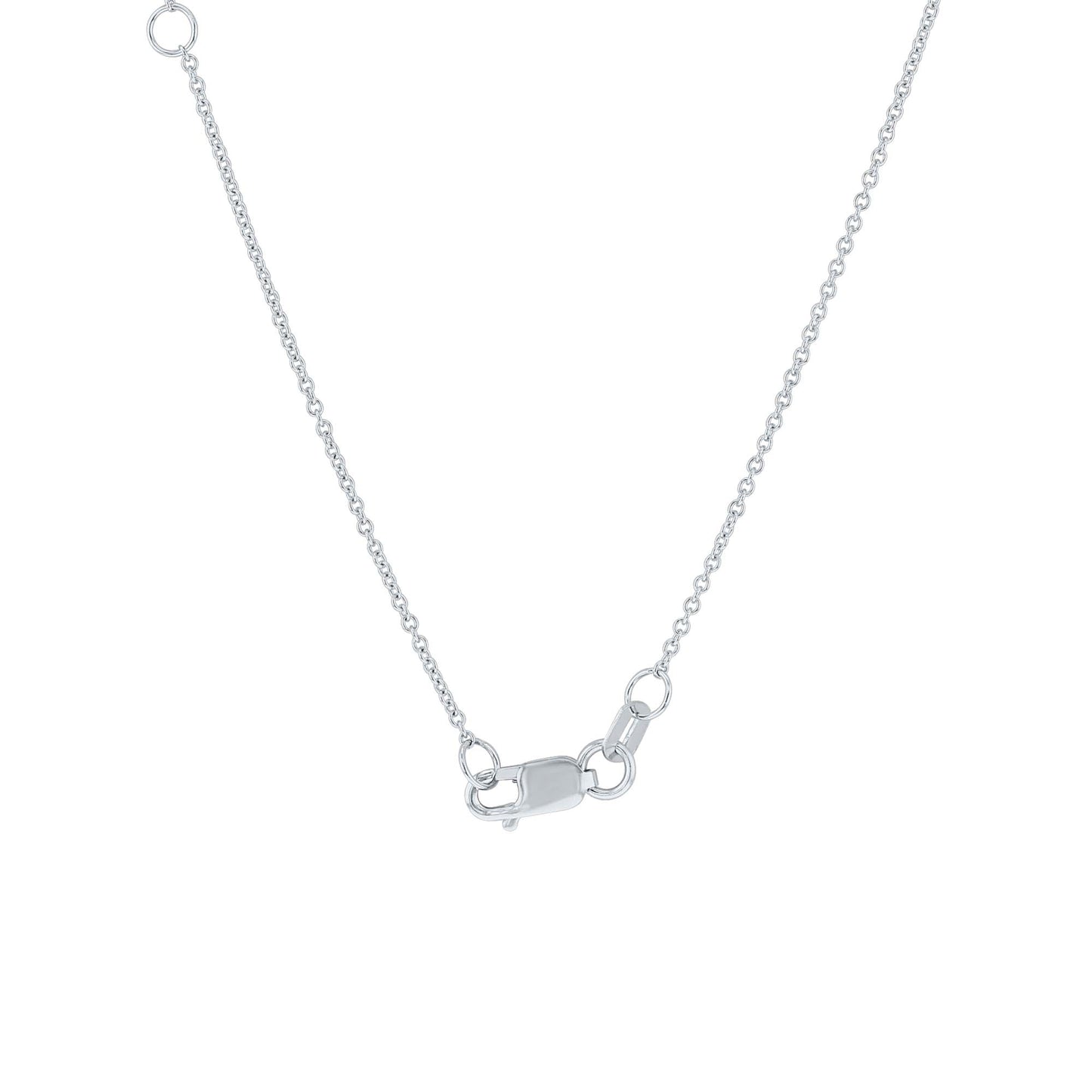 Divine Light Sapphire & Diamond Cross Necklace