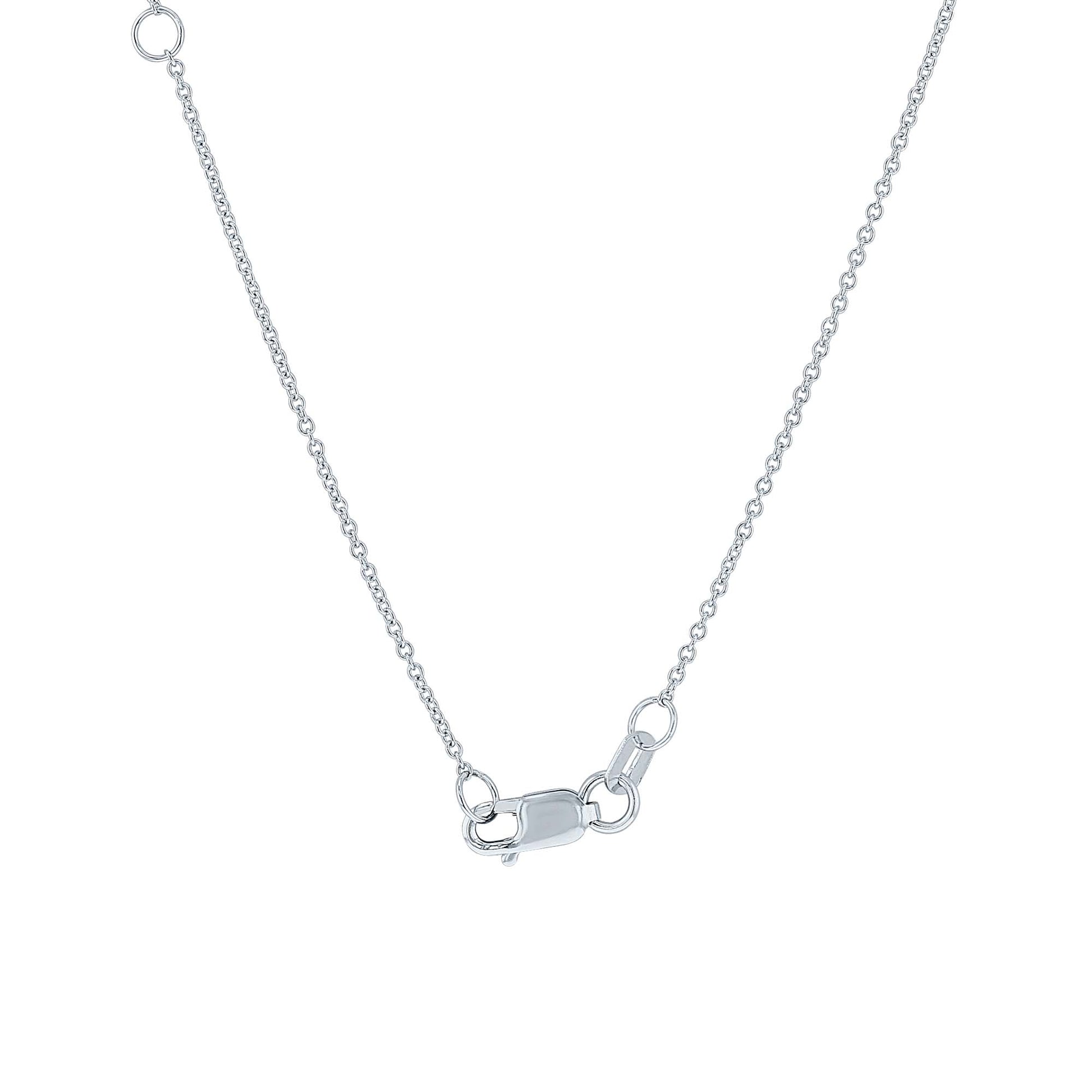 Divine Light Emerald & Diamond Cross Necklace