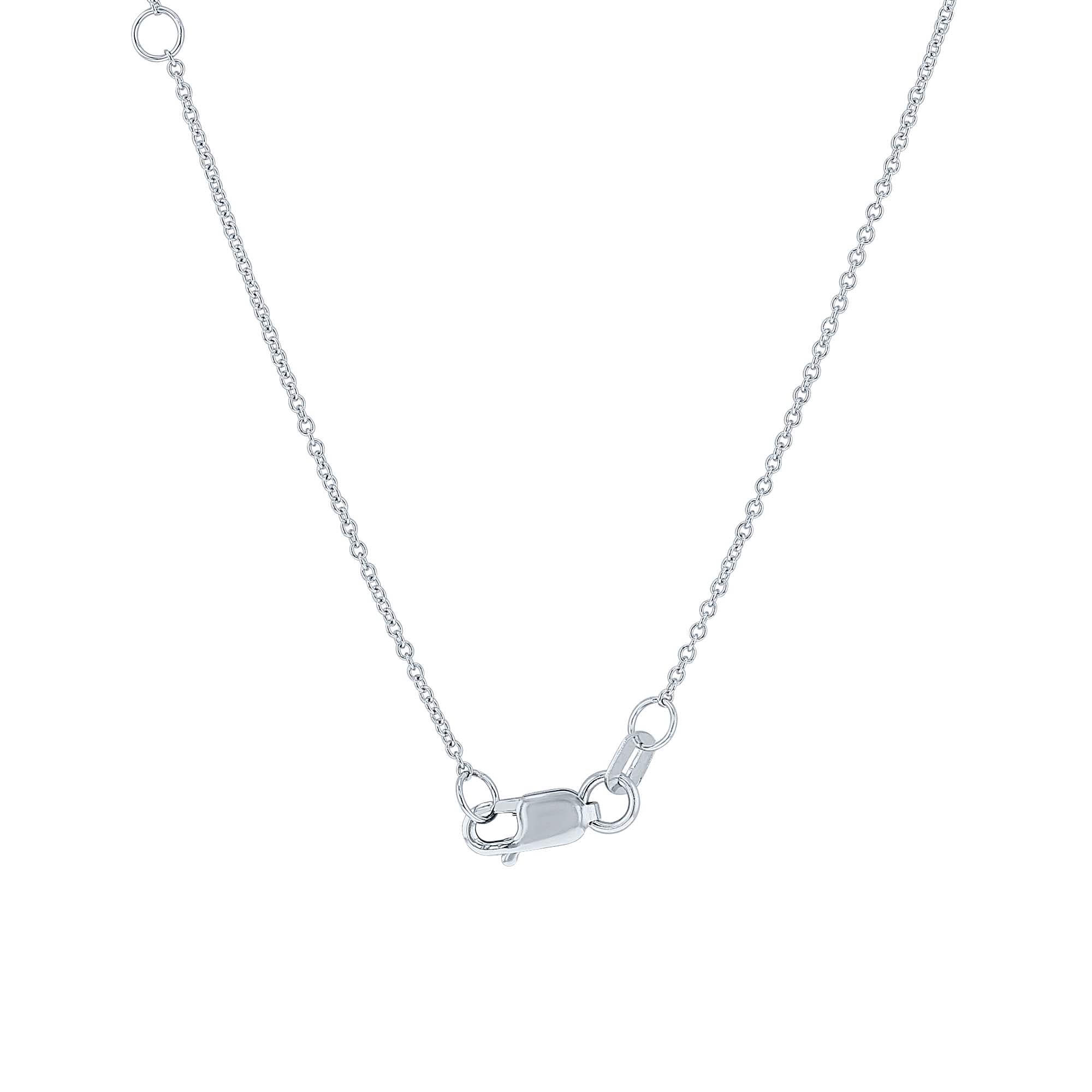 Divine Light Emerald & Diamond Cross Necklace