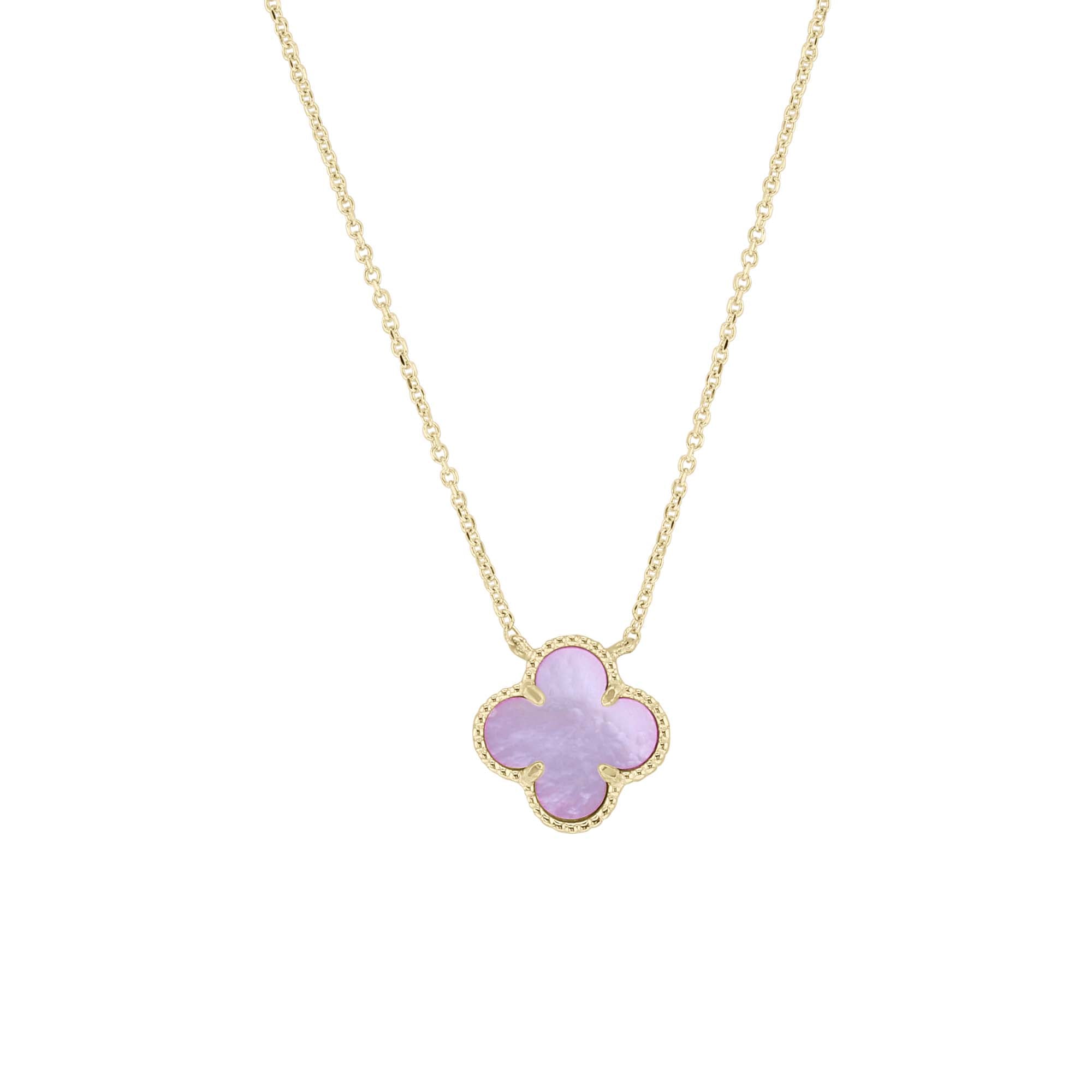 Loveleaf Pink Mother of Pearl Necklace
