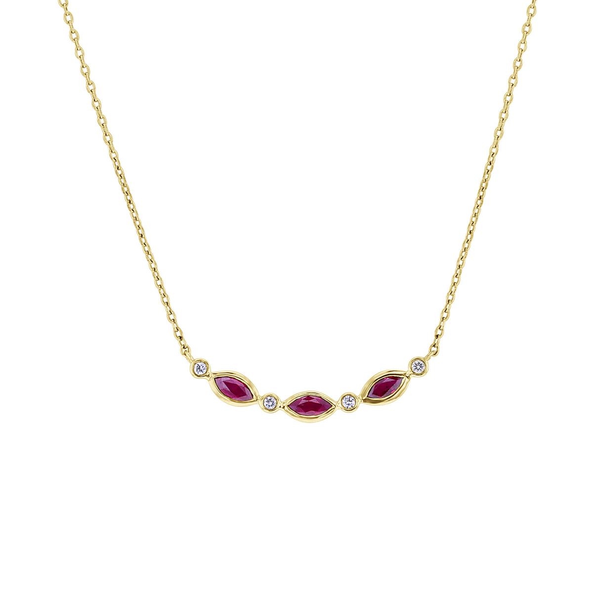 Regina Ruby & Diamond Necklace