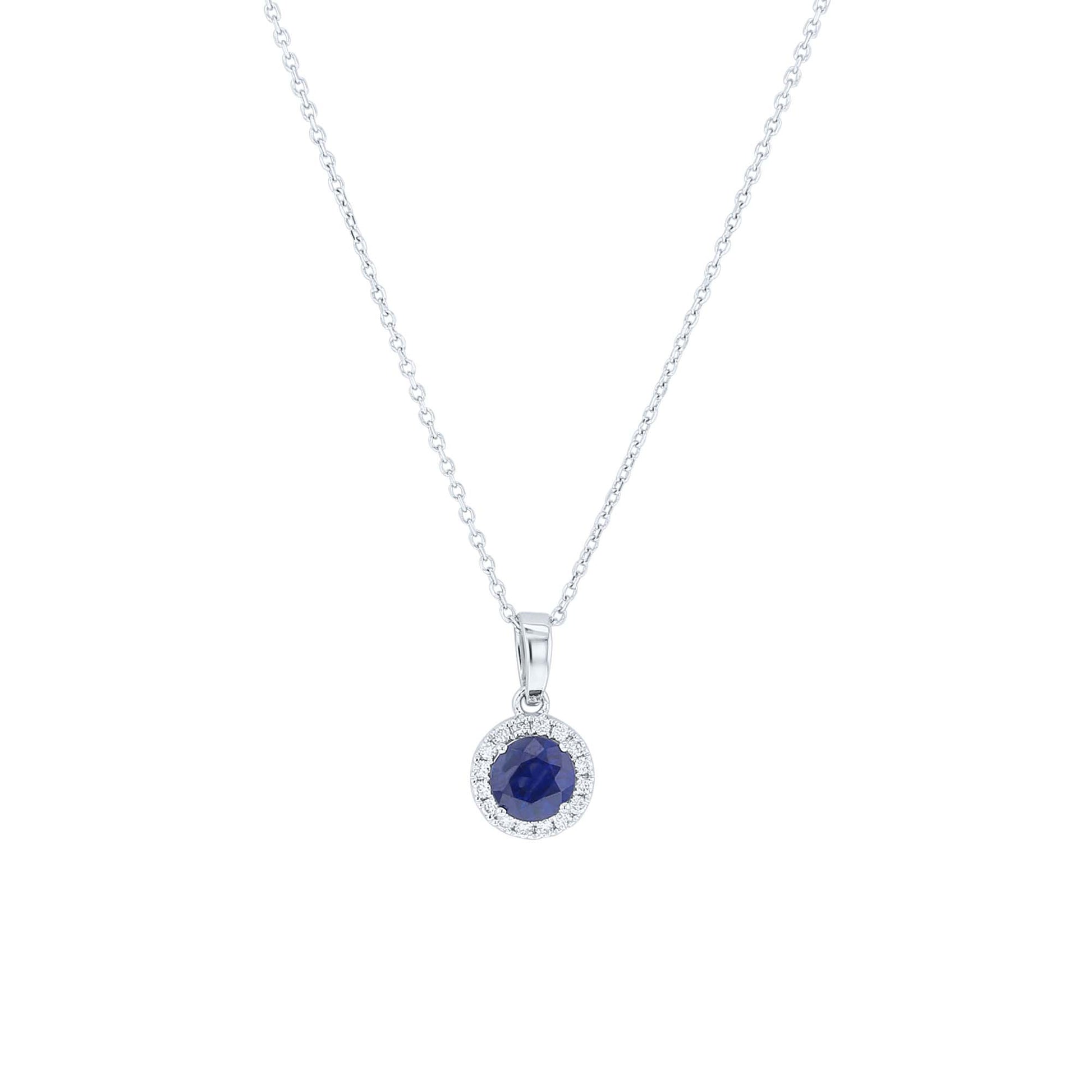 Sadie Sapphire & Diamond Necklace