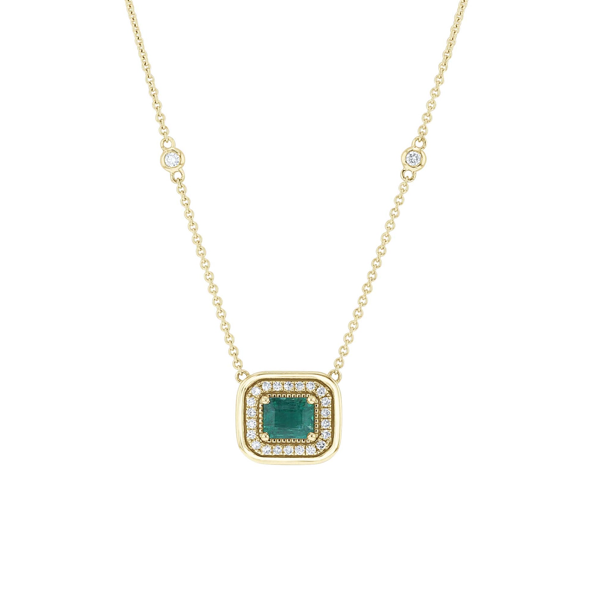 Easton Emerald & Diamond Necklace