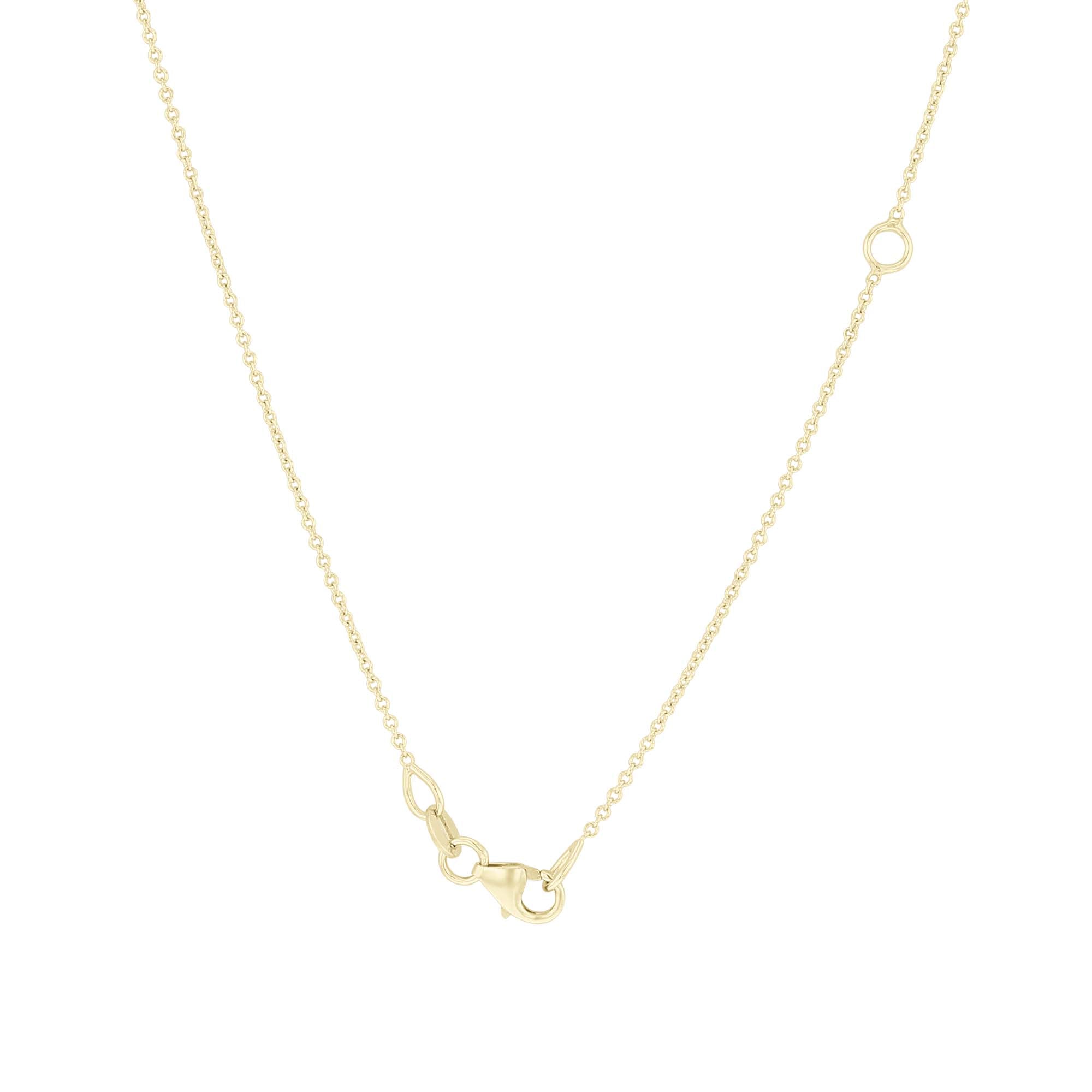 Rhea Amethyst & Diamond Claw Set Necklace