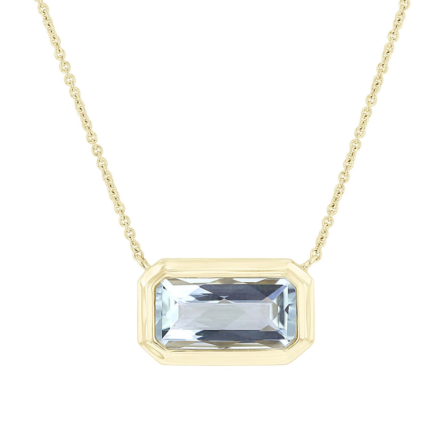 Danu Green Amethyst Bezel Necklace