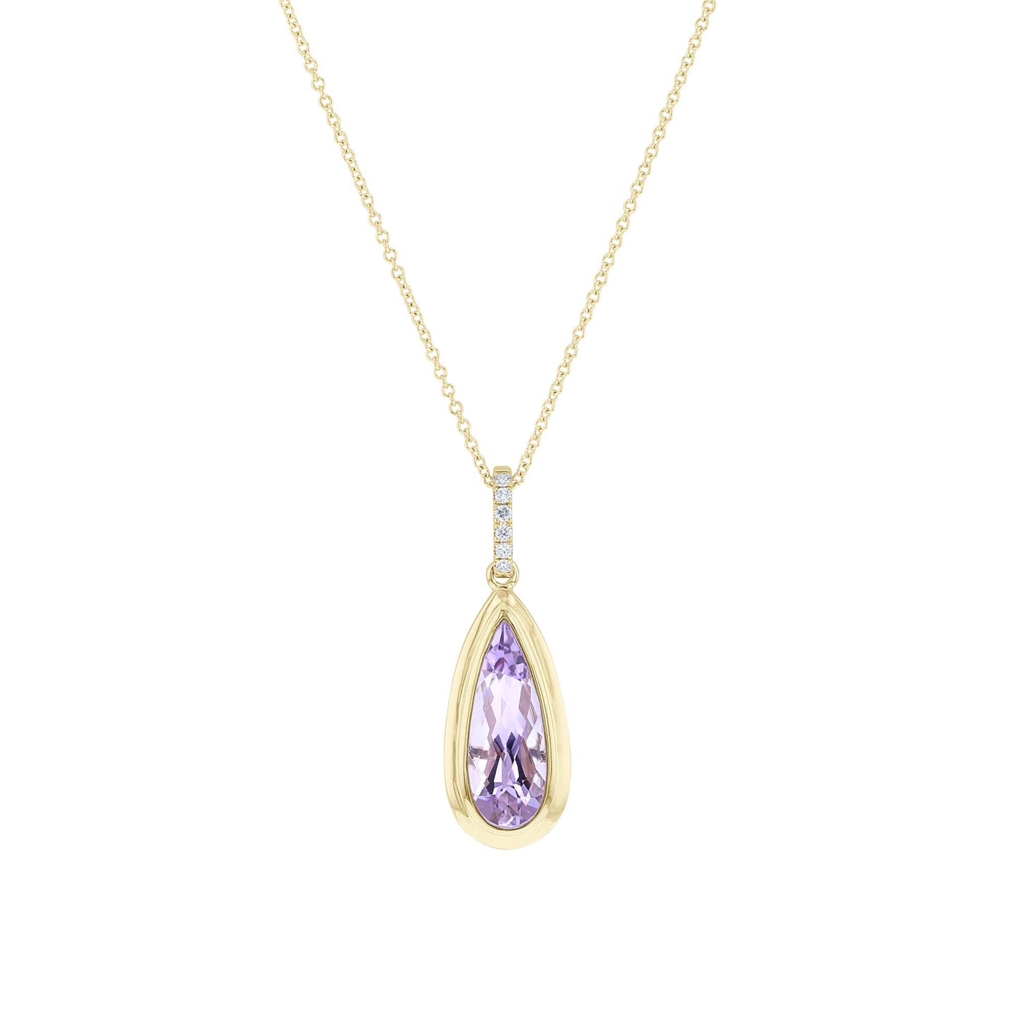 Parvati Amethyst & Diamond Necklace