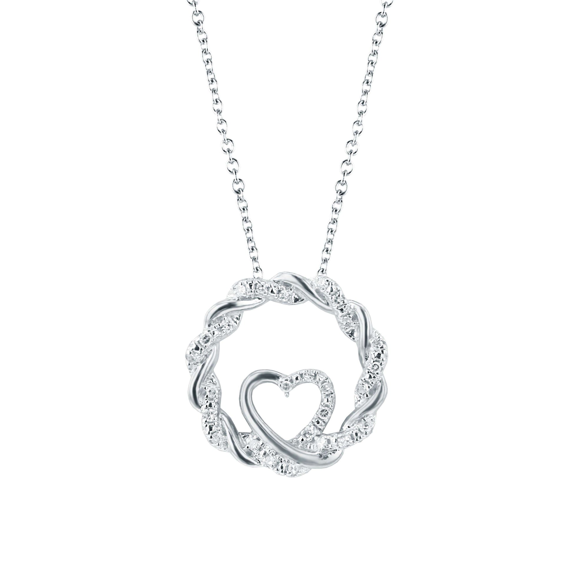 Wrapped Up In Love Diamond Necklace