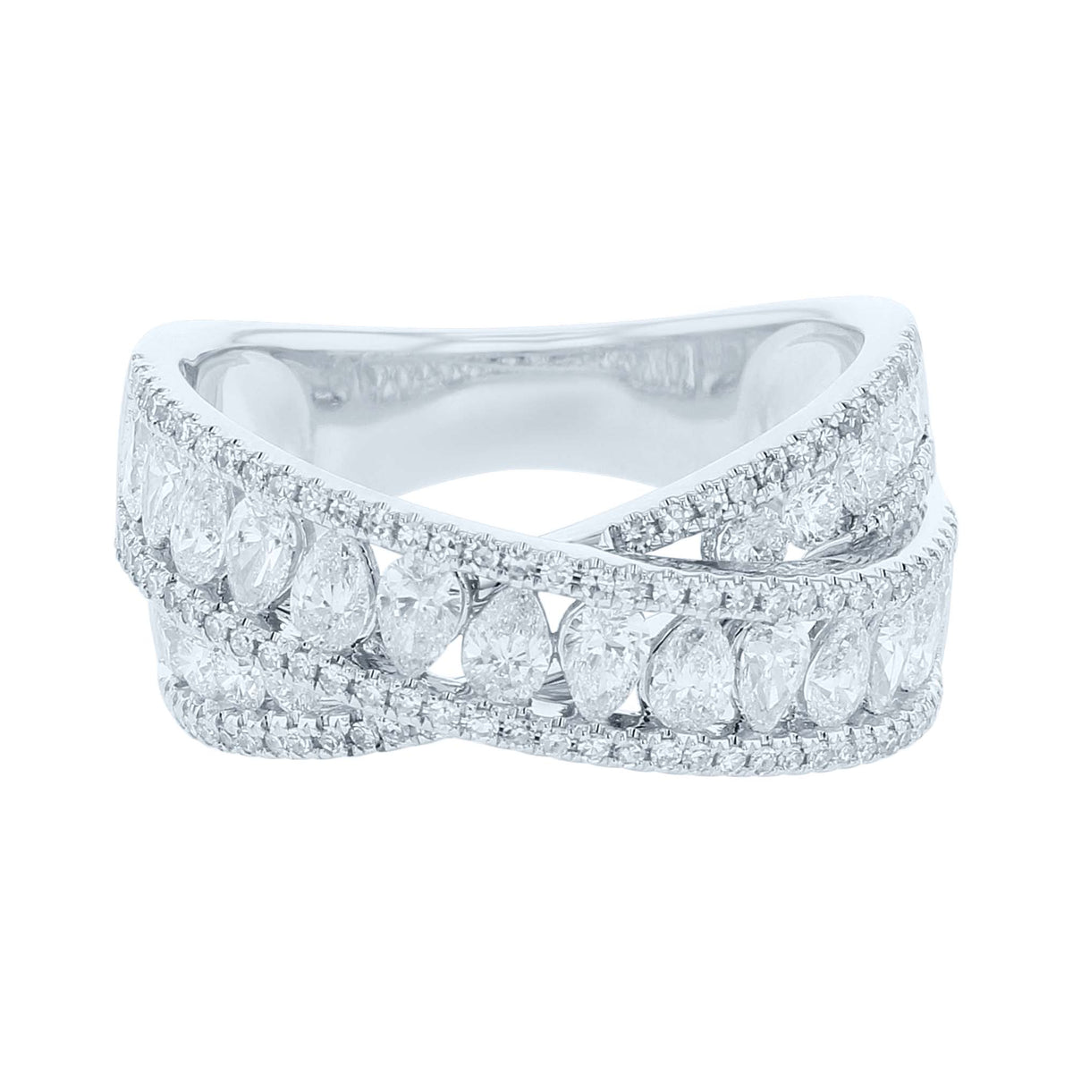 Passing Pears Diamond Ring