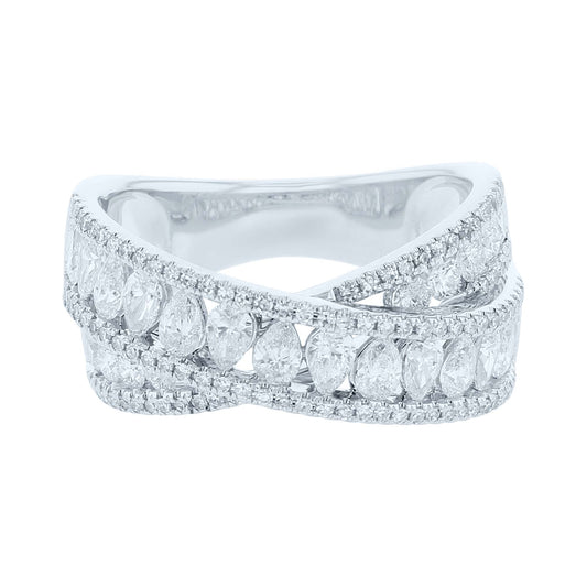 Passing Pears Diamond Ring