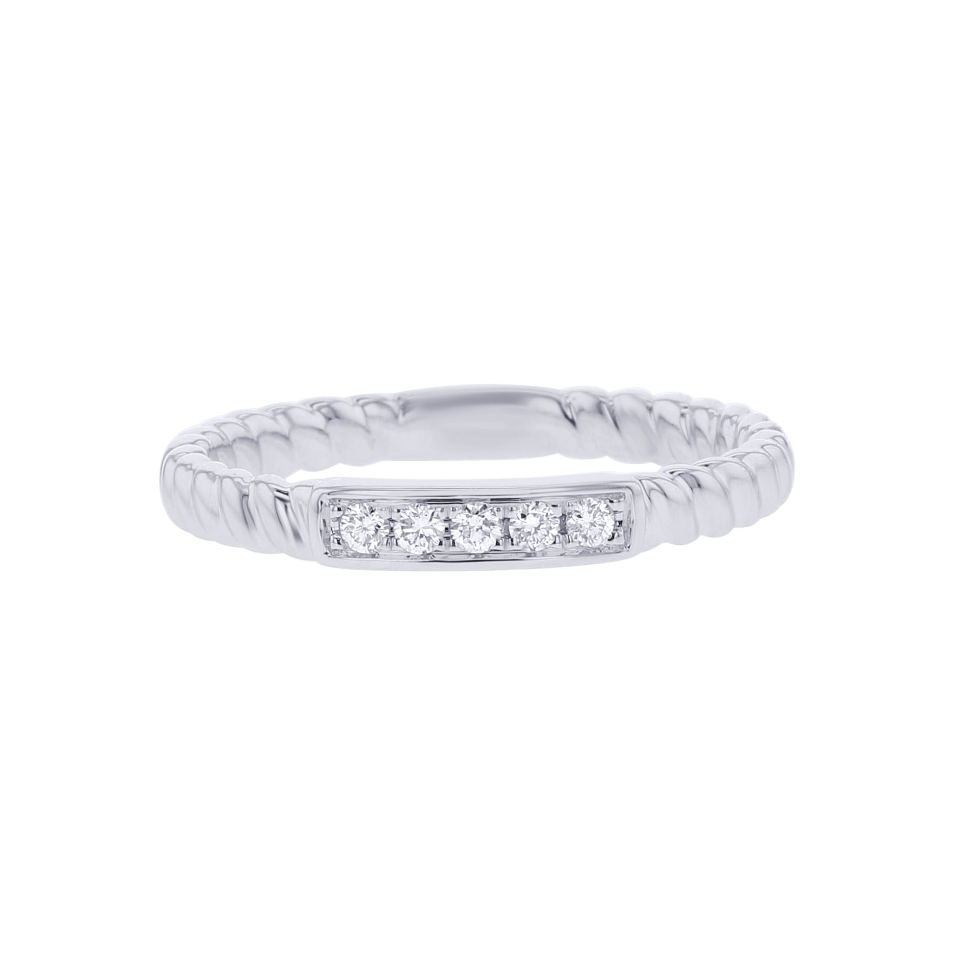 Charleston Twisted Diamond Ring