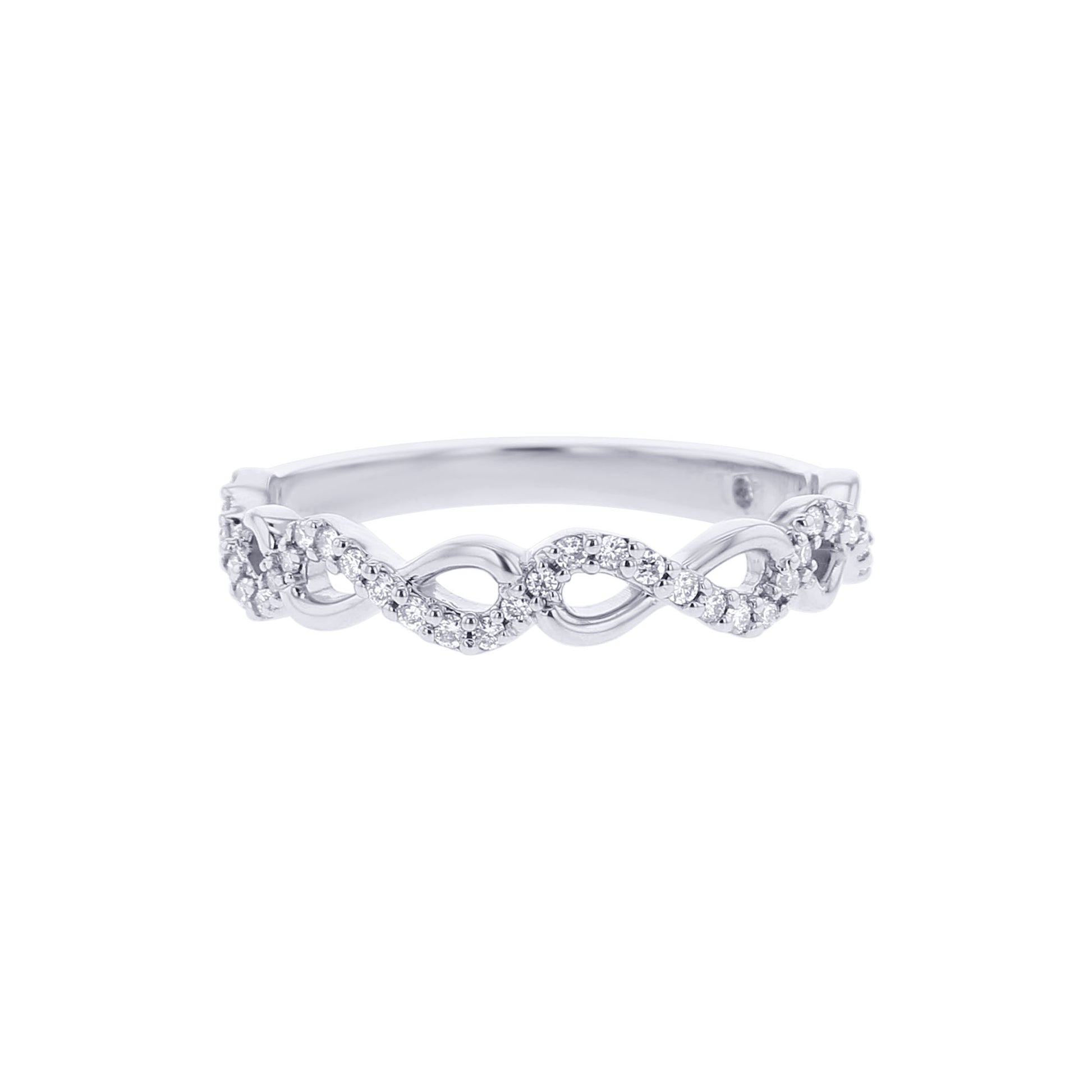 For Infinity Pave Diamond Ring