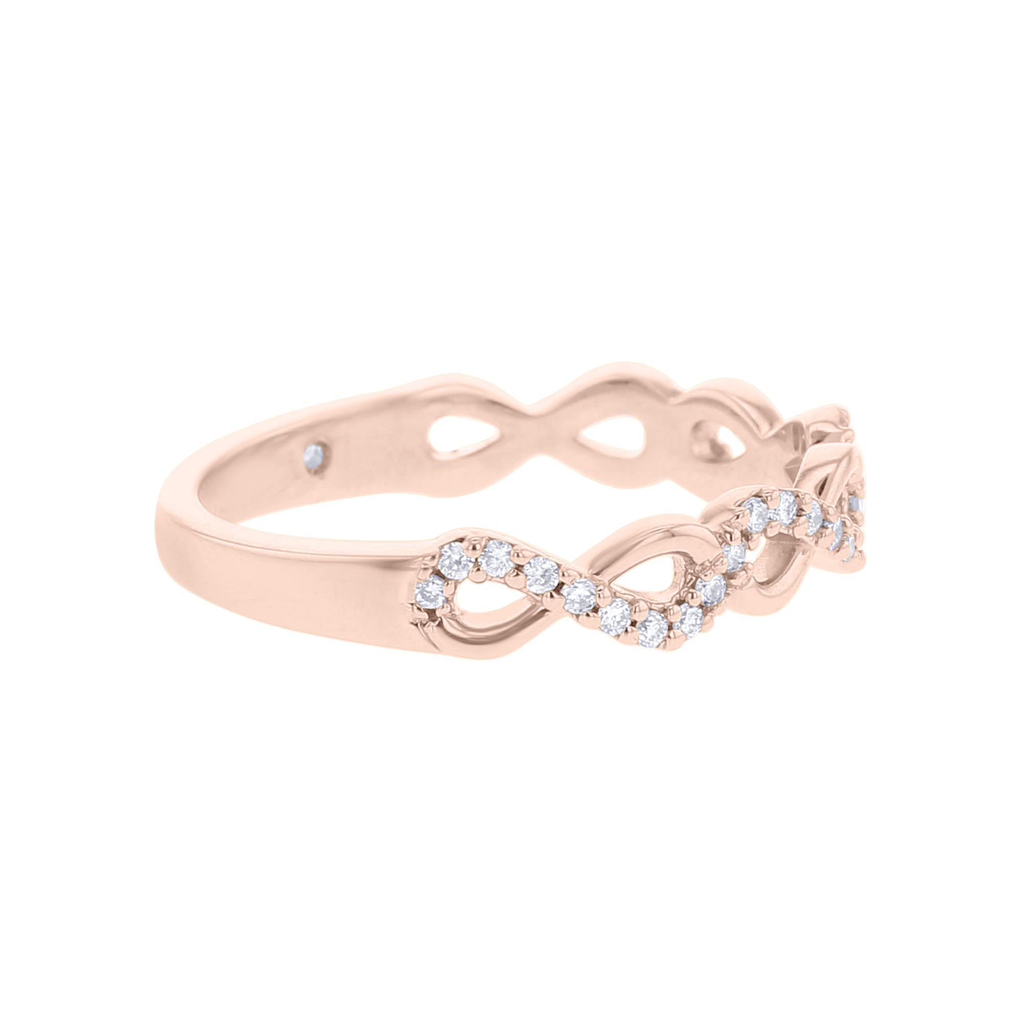 For Infinity Pave Diamond Ring