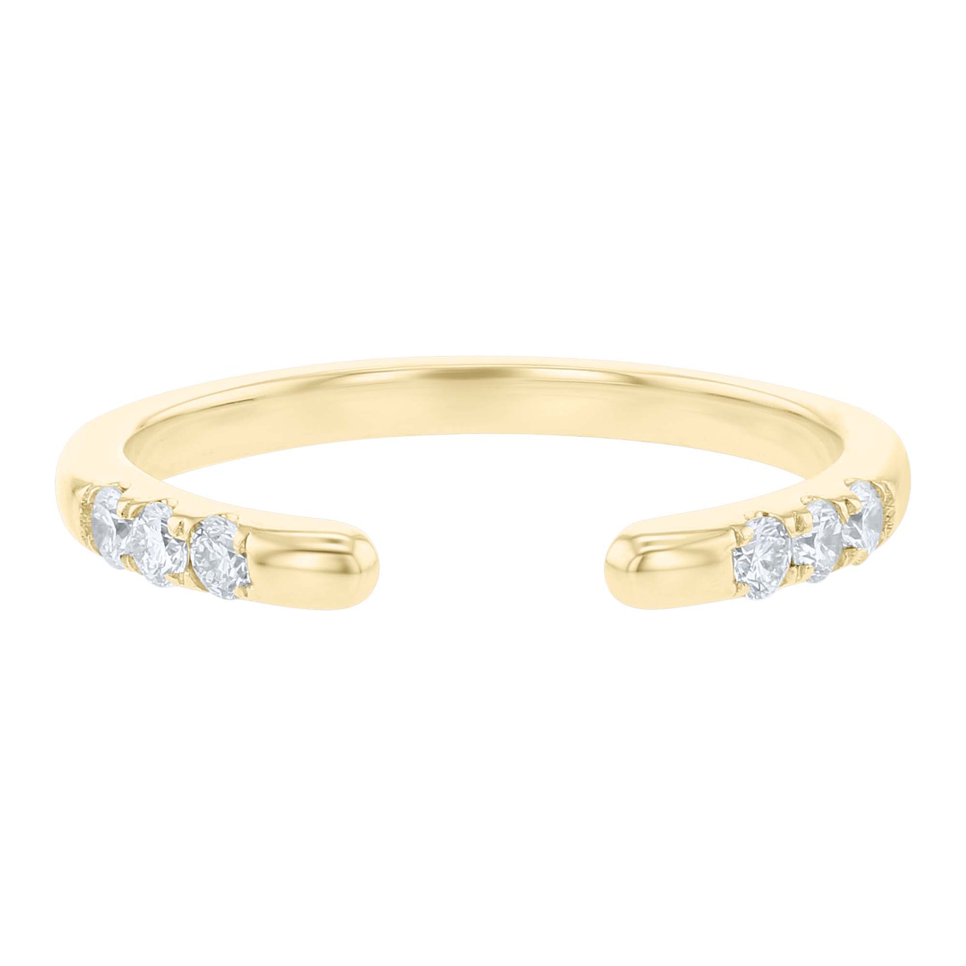 Dove Open Stack Diamond Ring- 1/5ct