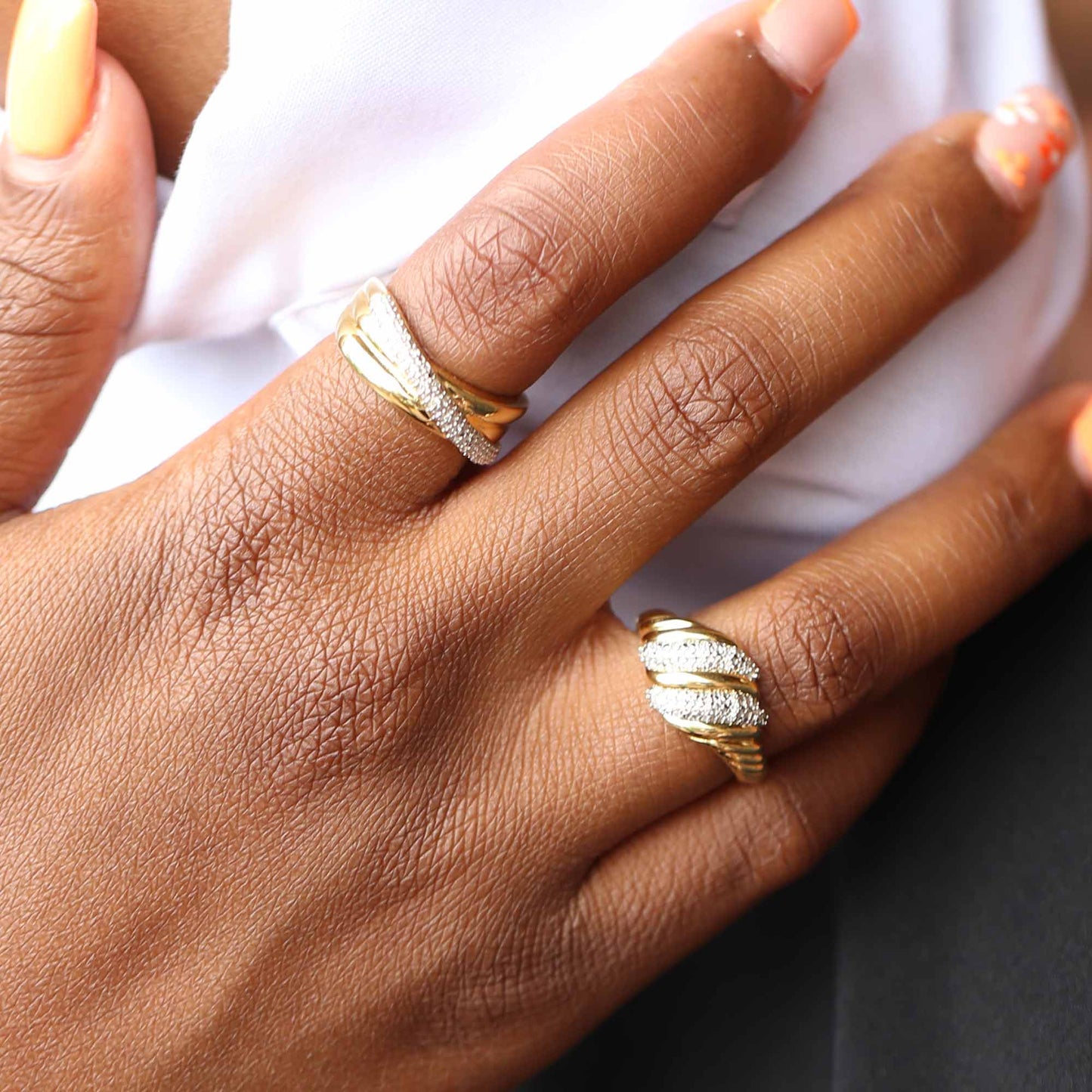 Swanson Twist Diamond Ring