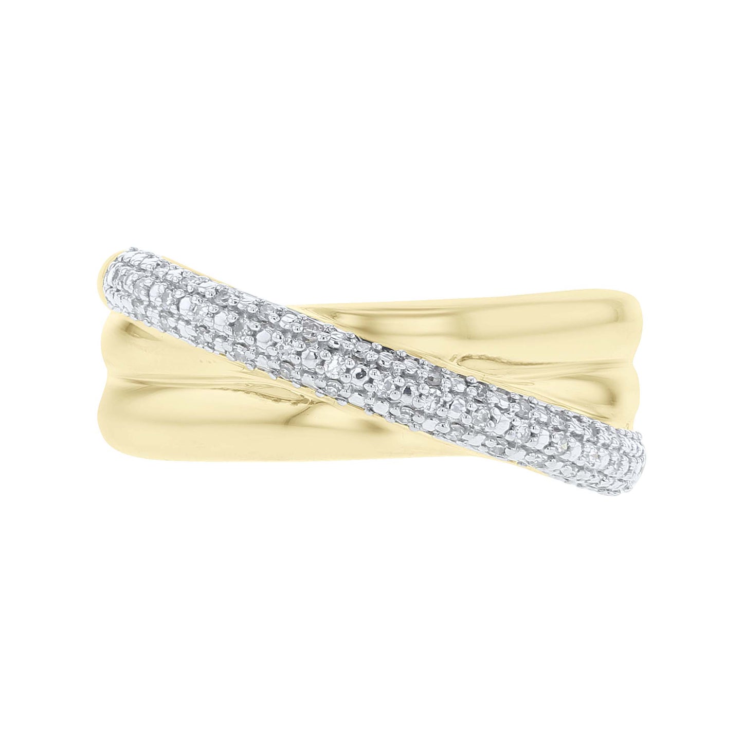 Lamar Criss Cross Diamond Ring