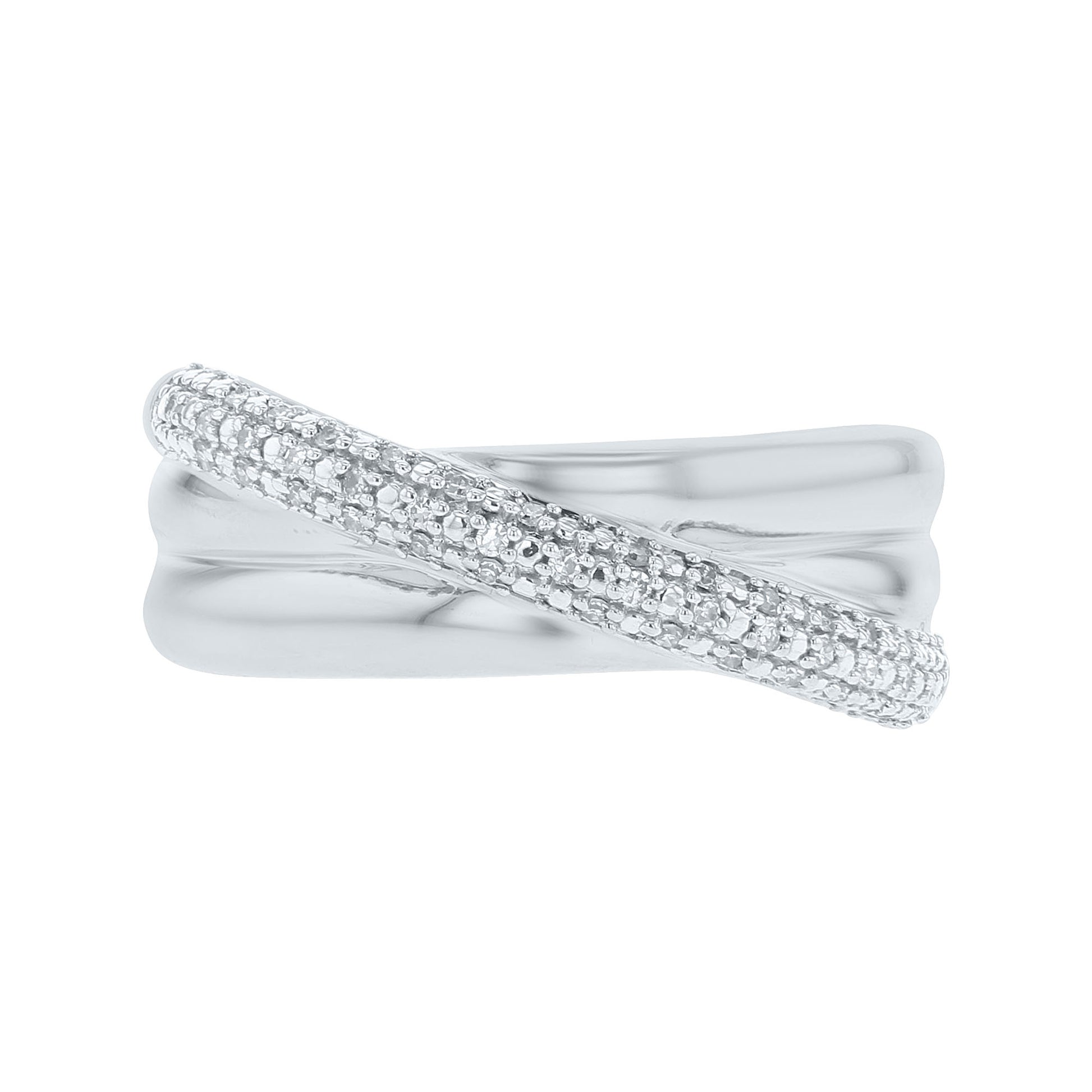 Lamar Criss Cross Diamond Ring