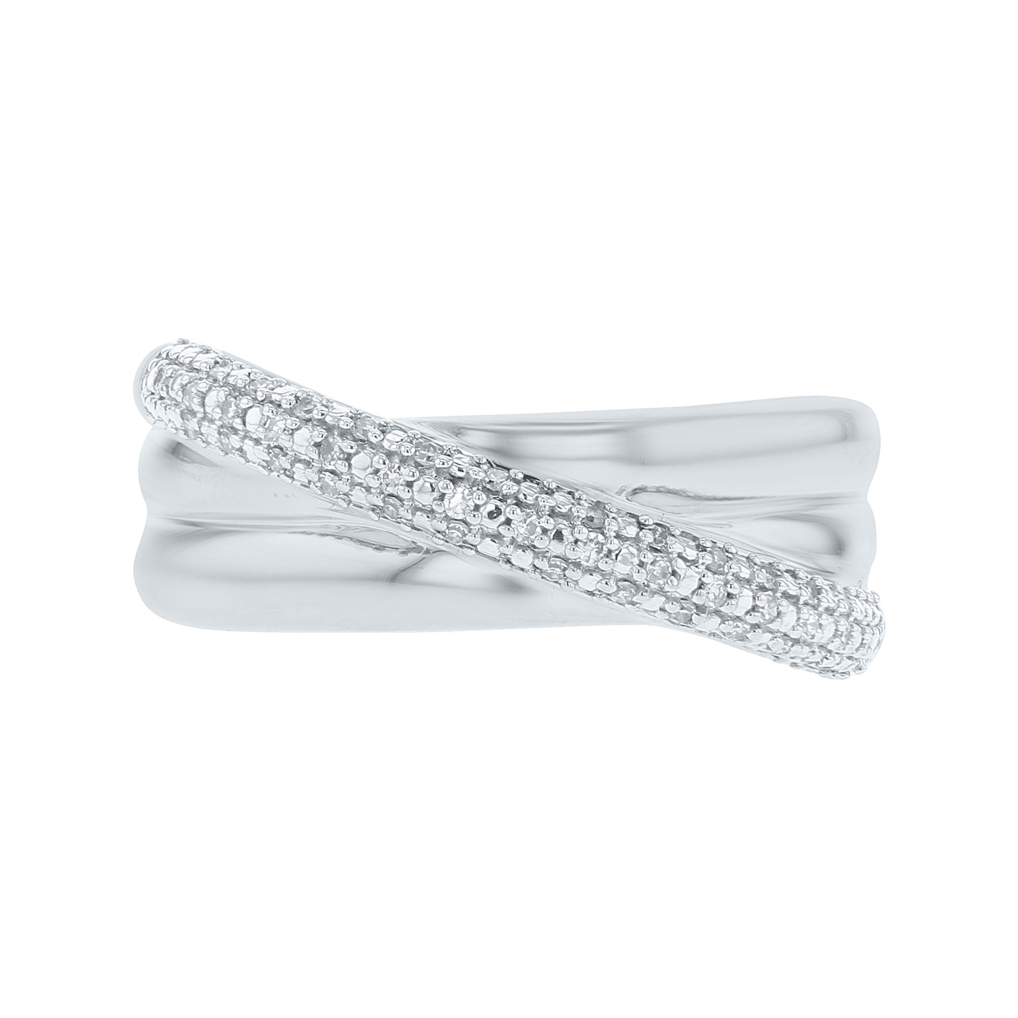 Lamar Criss Cross Diamond Ring