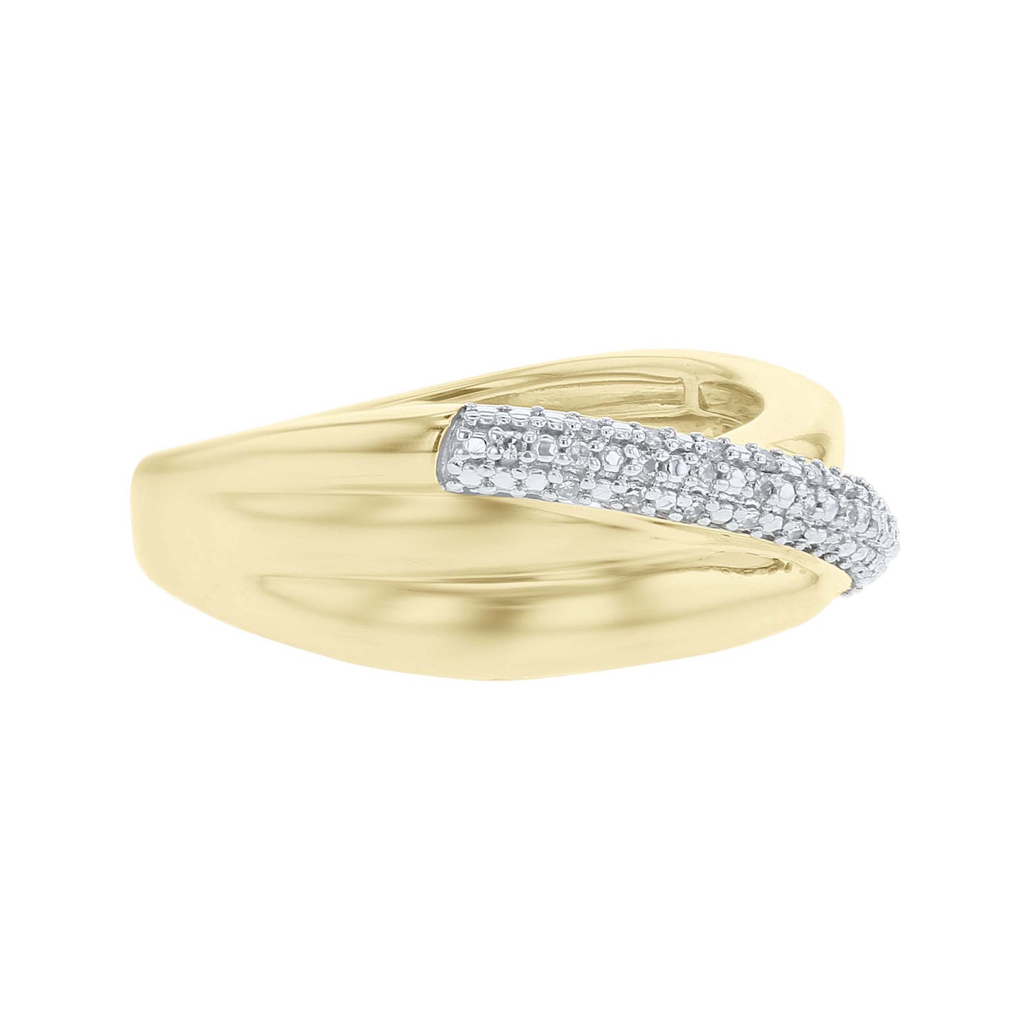 Lamar Criss Cross Diamond Ring