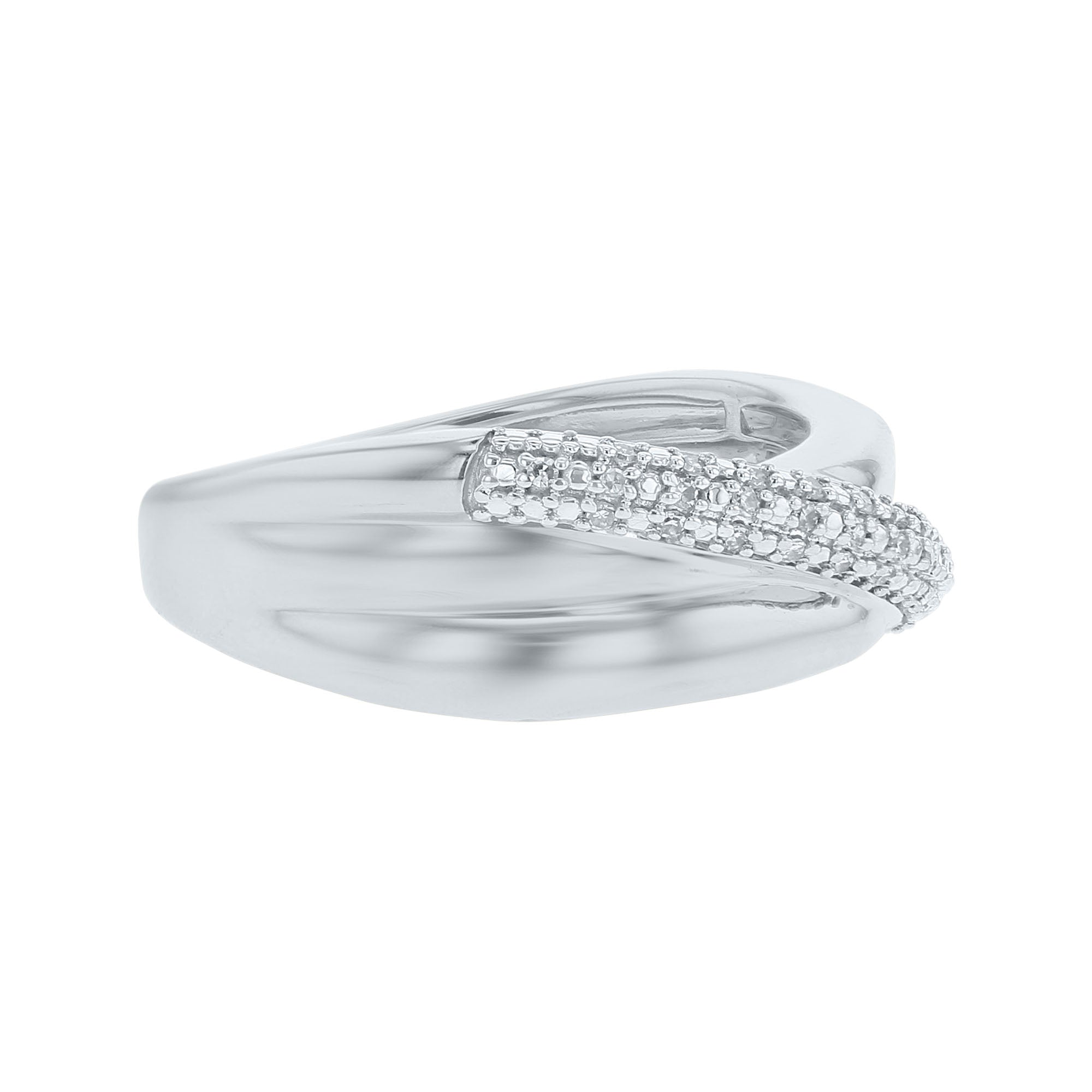Lamar Criss Cross Diamond Ring