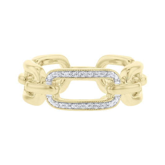 Hepburn Chain Link Diamond Ring