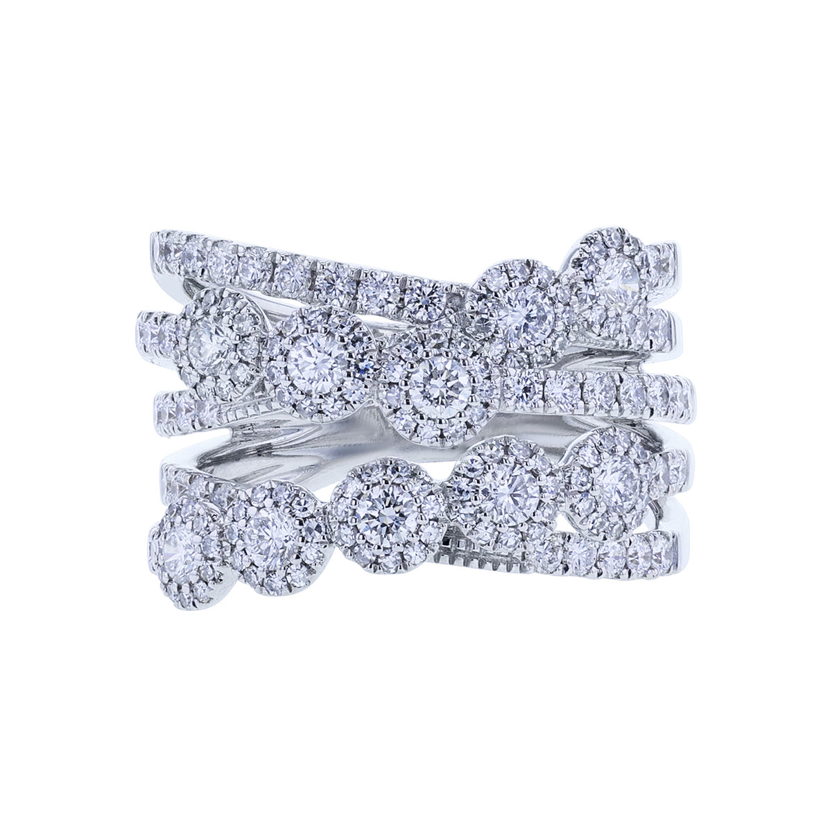 Intricate Love Diamond Ring