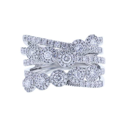 Intricate Love Diamond Ring