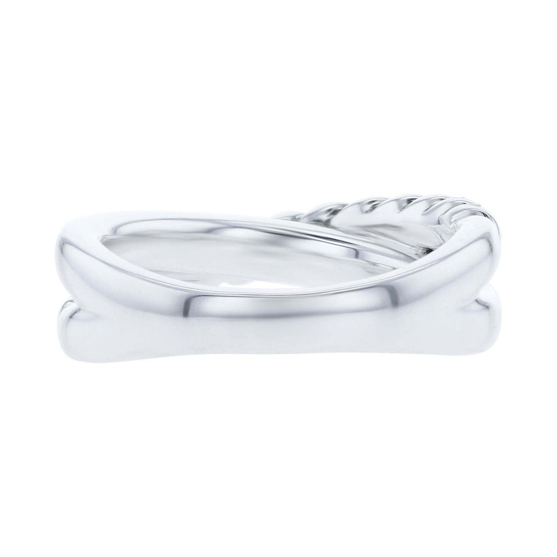 Silver Sloane Criss Cross Ring
