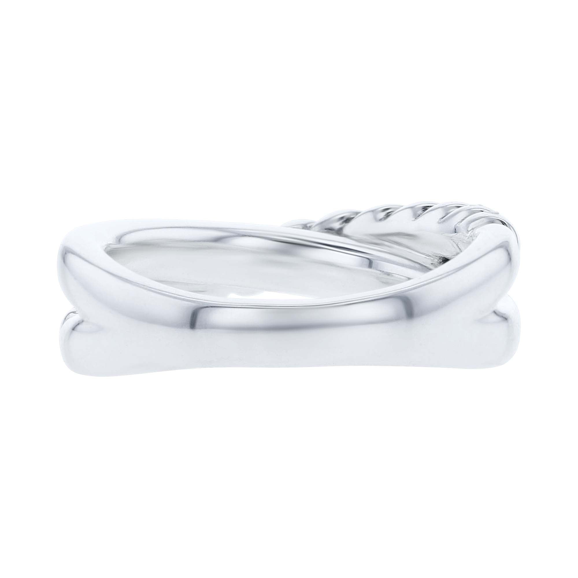 Silver Sloane Criss Cross Ring