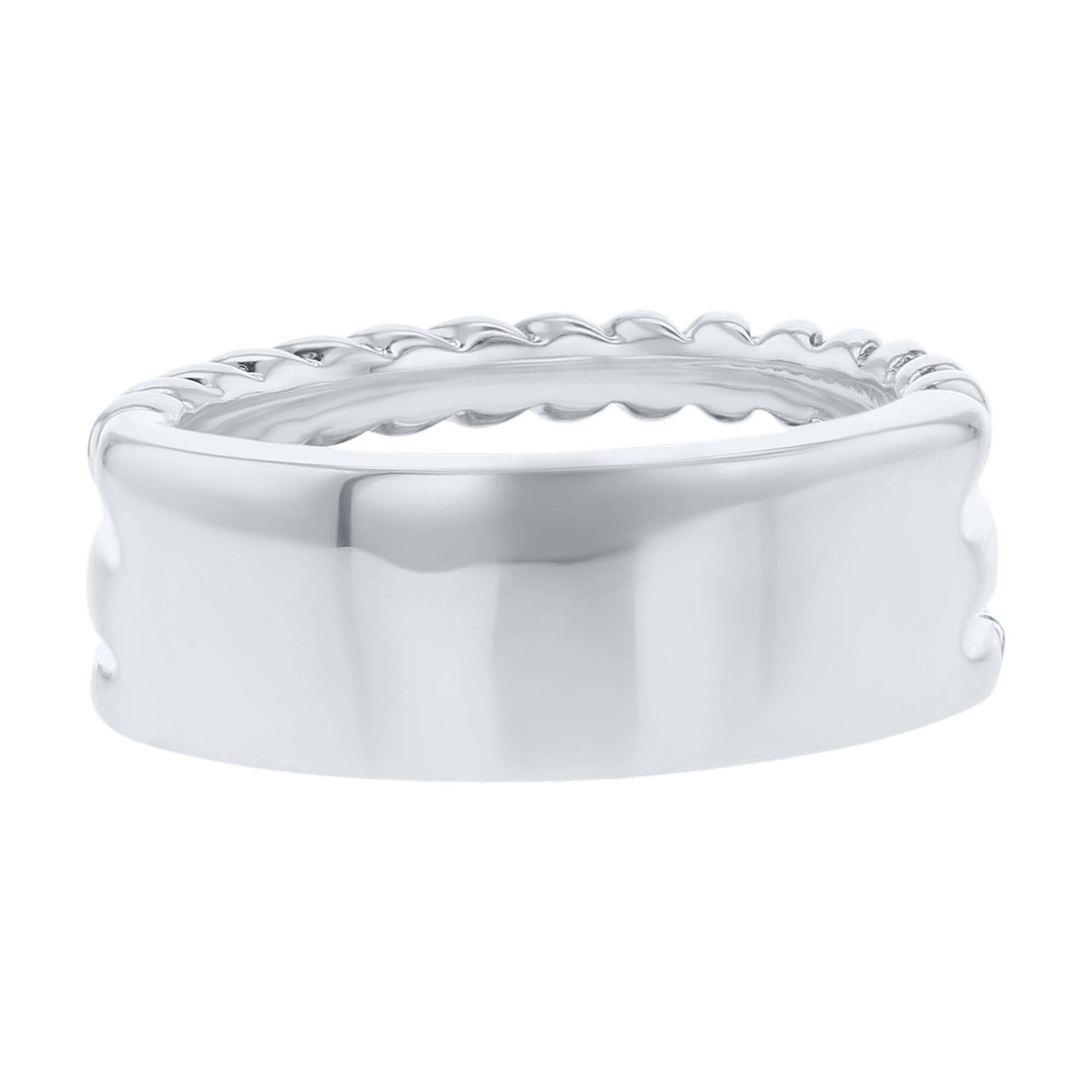 Silver Sloane Stacked Diamond Ring